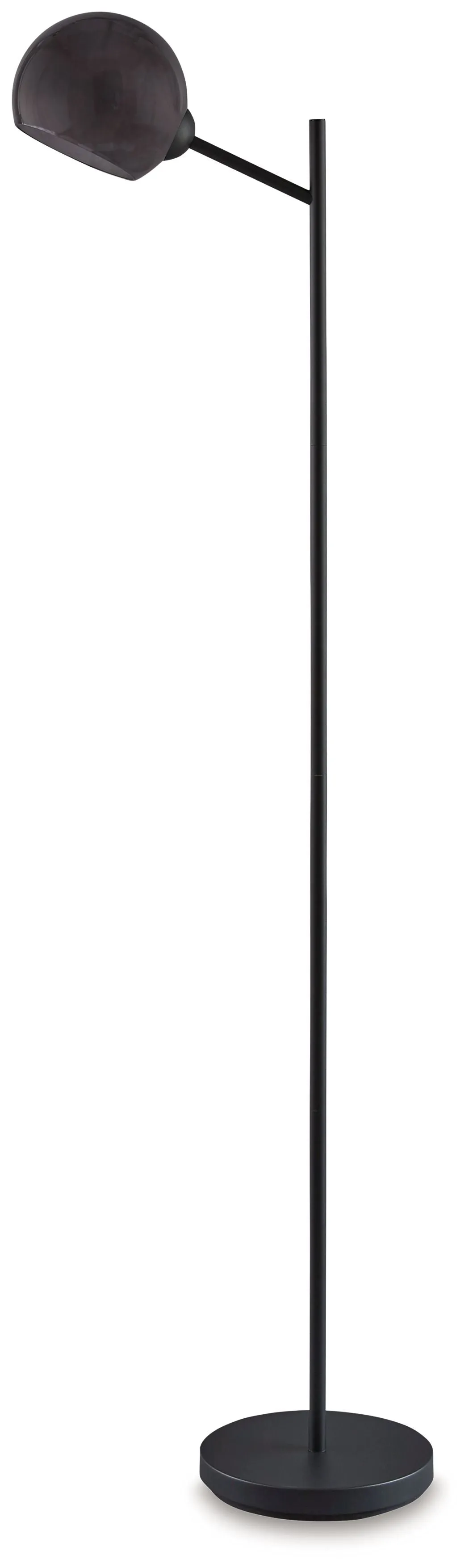 Abanson Black Metal Floor Lamp