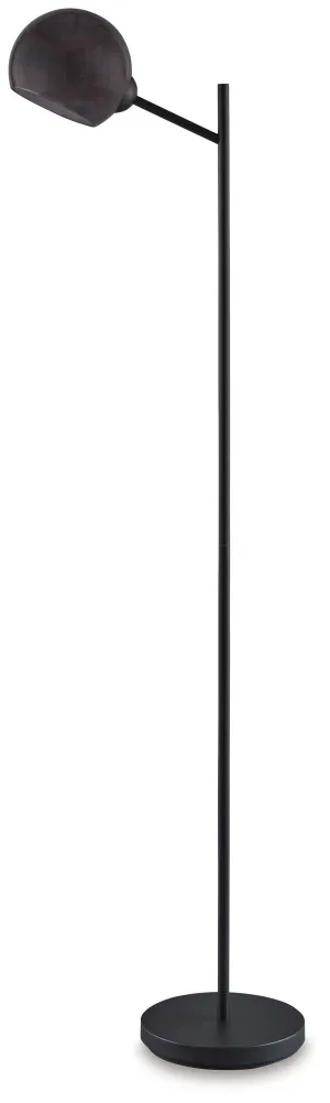 Abanson Black Metal Floor Lamp