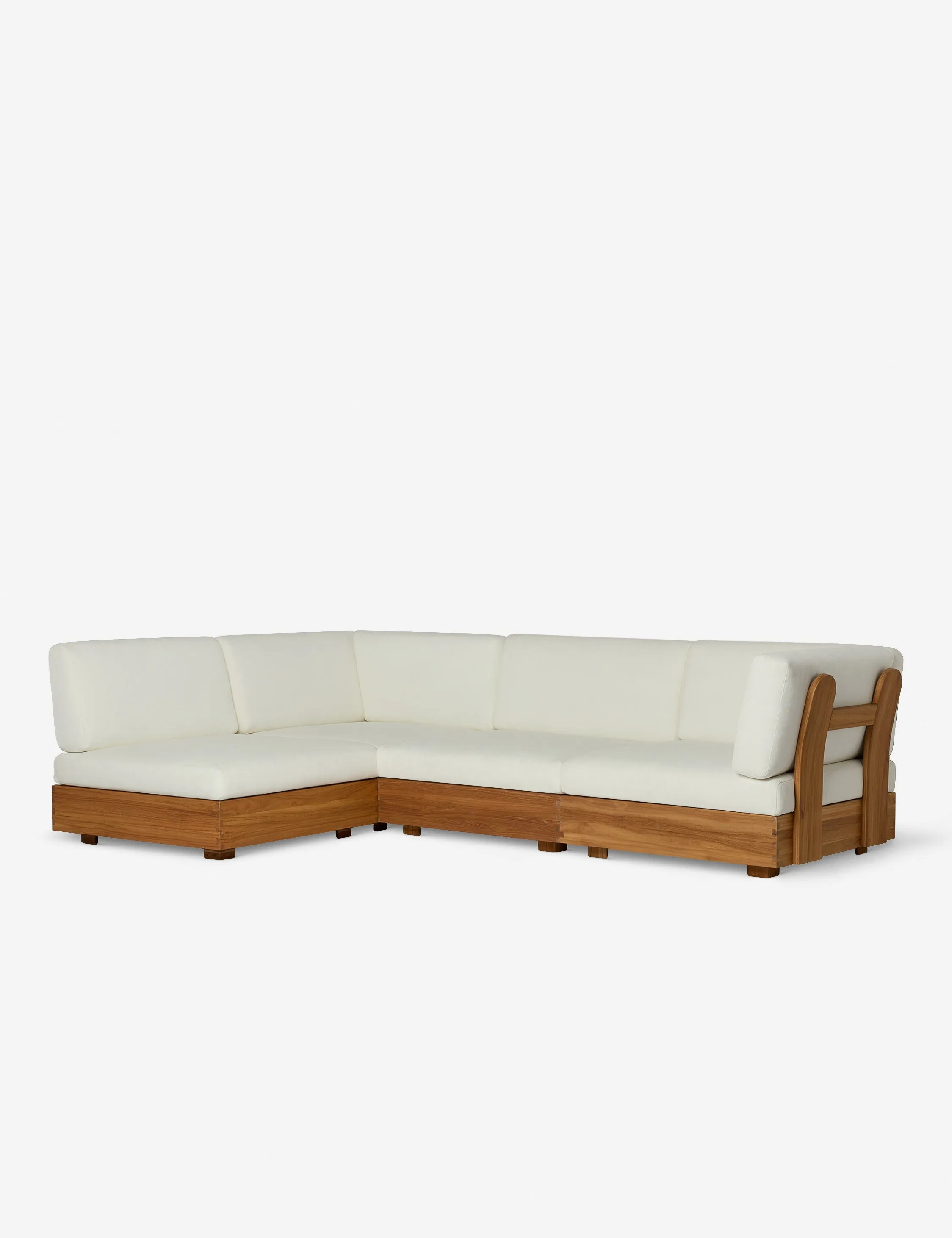 Abbot Outdoor Modular Chaise Sectional Sofa by Sarah Sherman Samuel