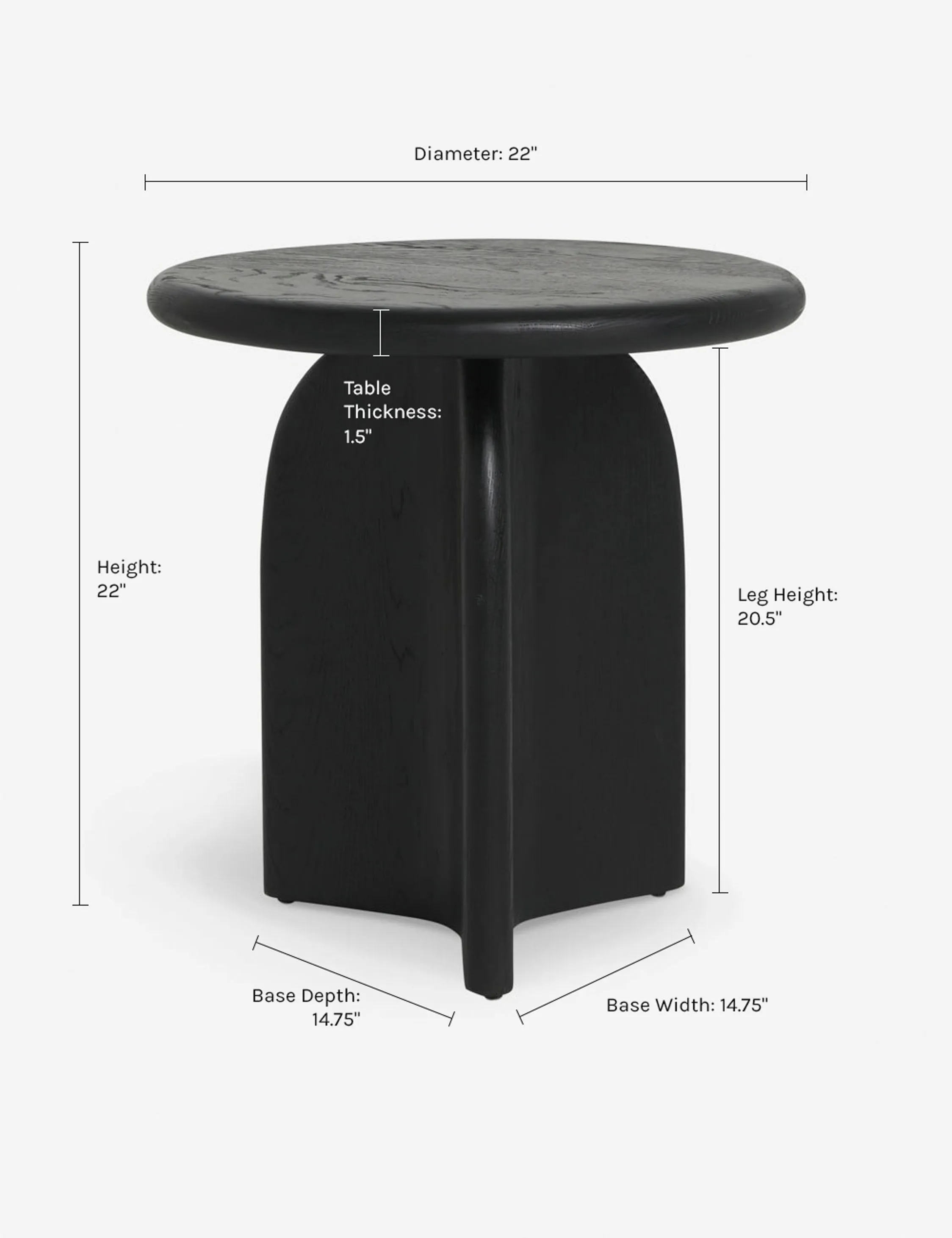 Ada Round Side Table