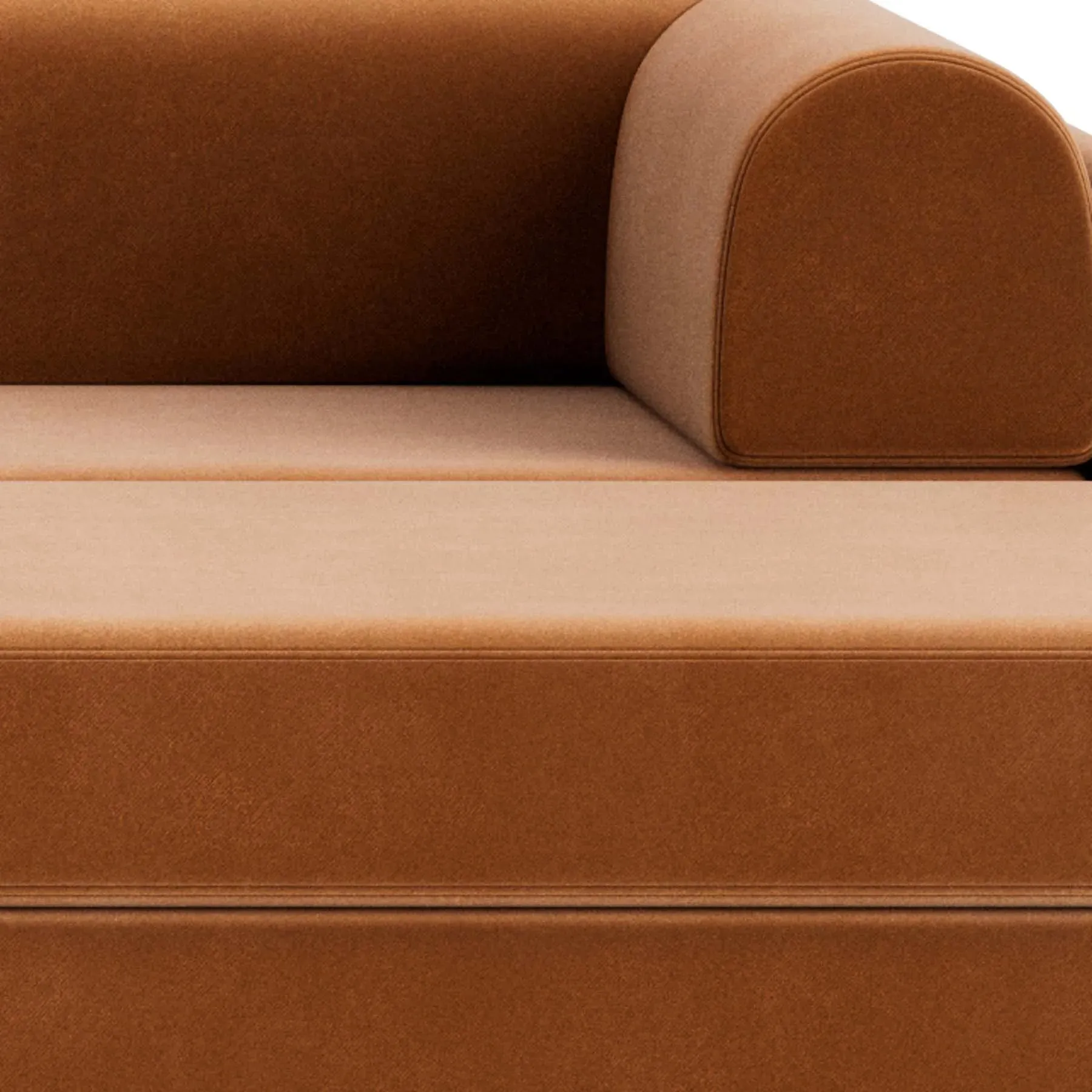 Addy 4 Seater Chaise Sofa - Opal Ochre