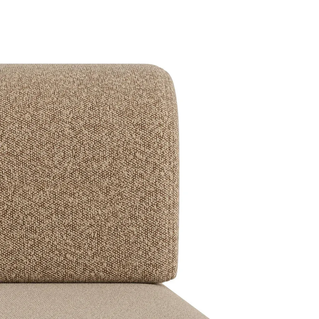 Addy Armless Middle Module - Copenhagen Espresso