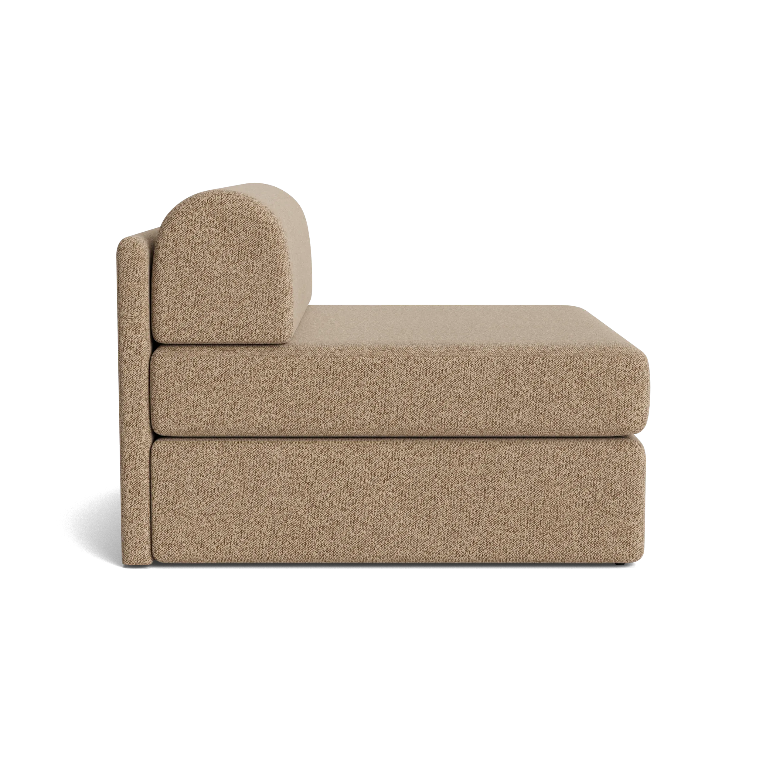Addy Armless Middle Module - Copenhagen Espresso