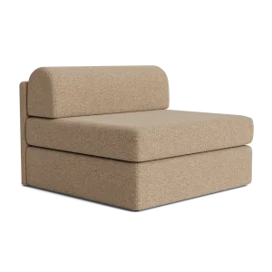 Addy Armless Middle Module - Copenhagen Espresso