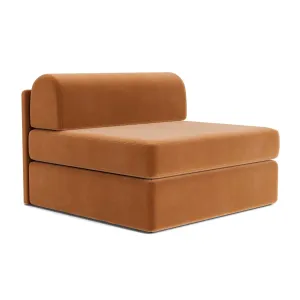 Addy Armless Middle Module - Opal Ochre