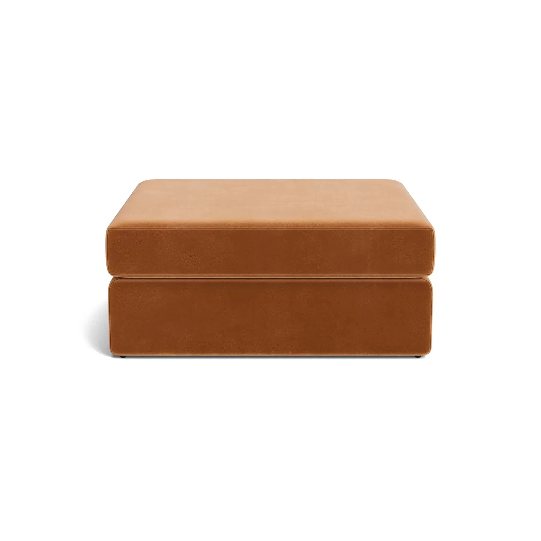 Addy Ottoman - Opal Ochre