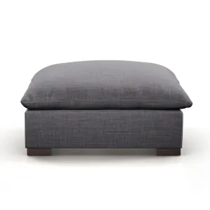 Amadeo Large Ottoman Sectional - Bennett Charcoal