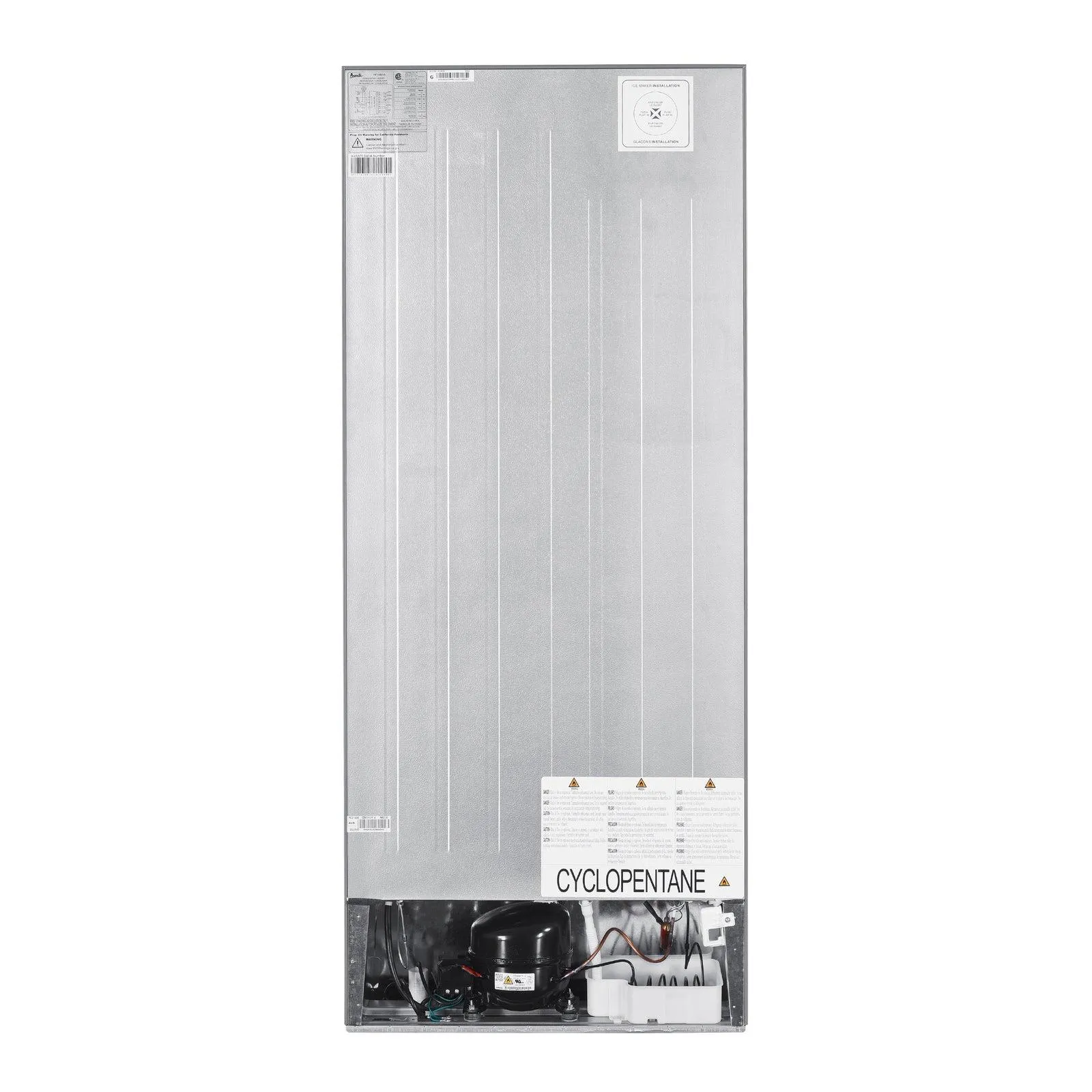 Avanti FF18B3S 17.6 Cu. Ft. Frost Free Apartment Size Refrigerator