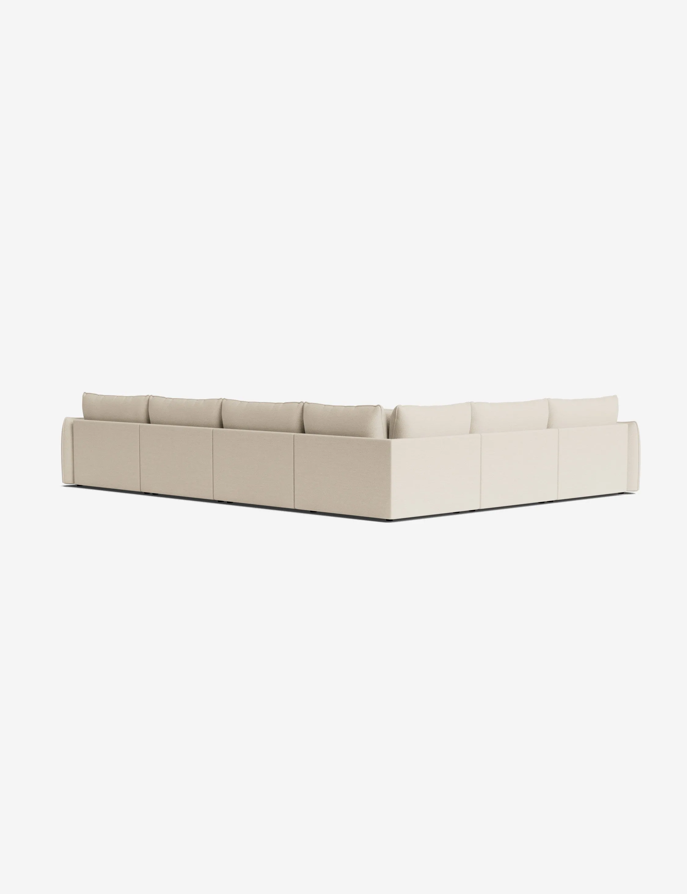 Balmer Modular Corner Sectional Sofa With Ottoman