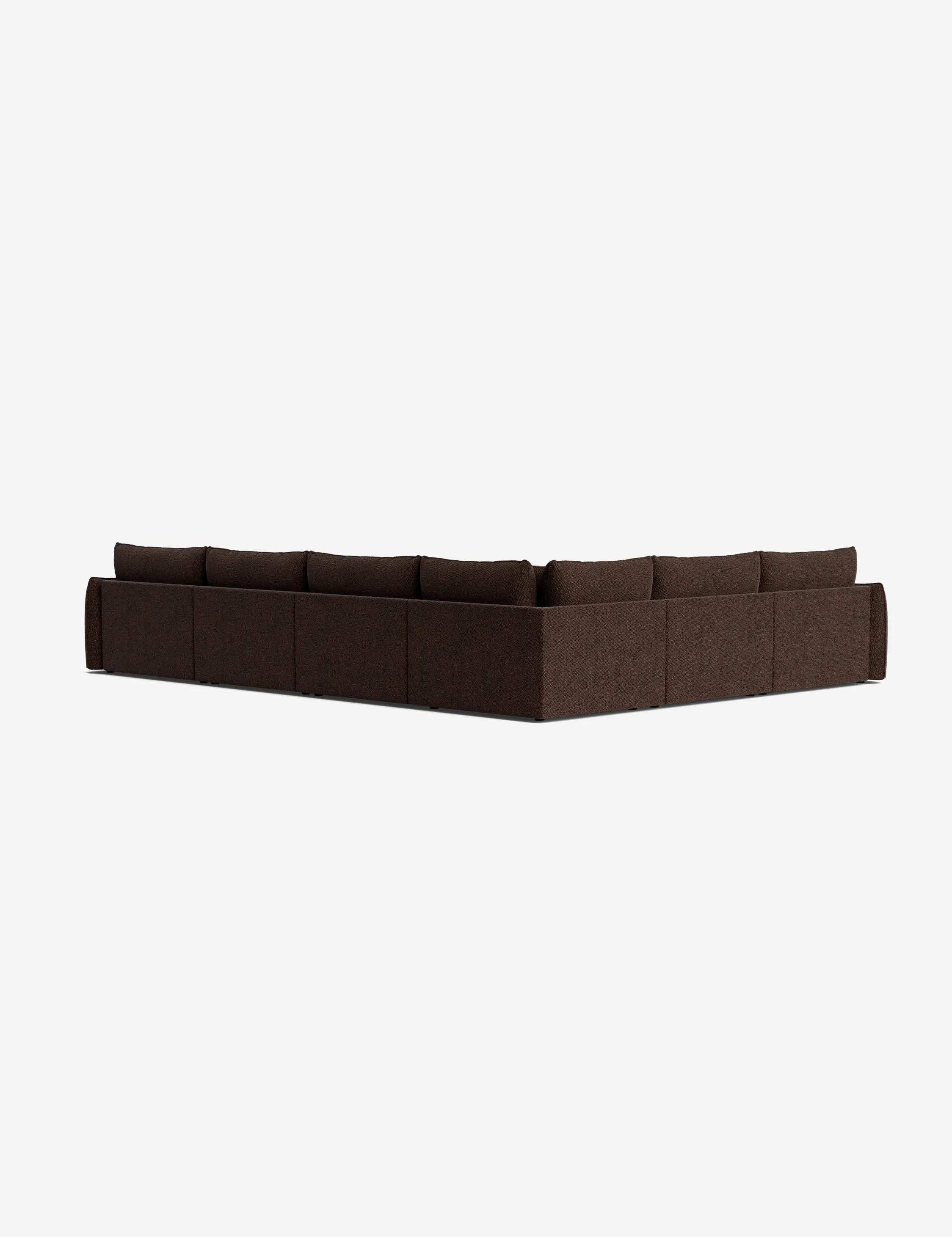 Balmer Modular Corner Sectional Sofa With Ottoman