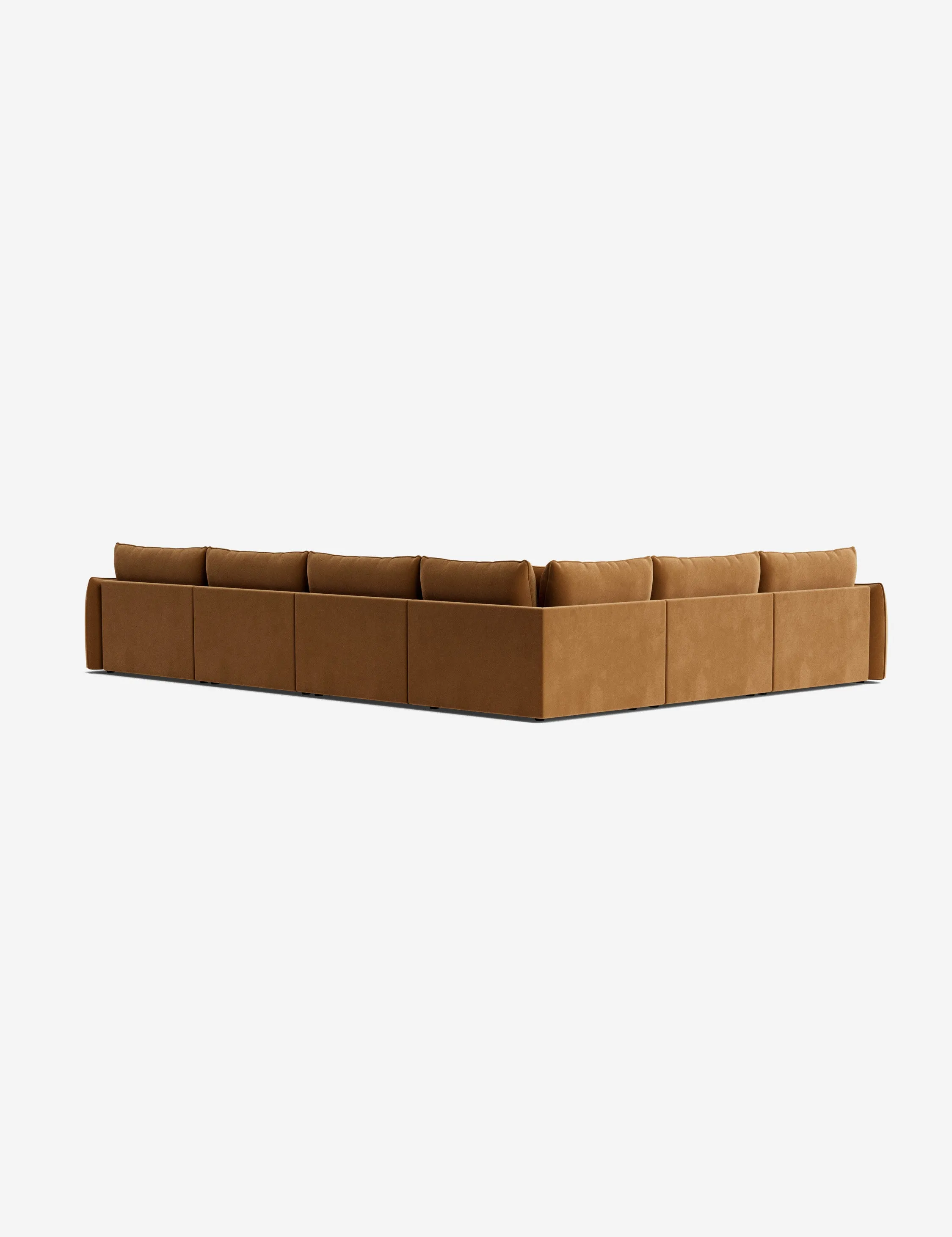 Balmer Modular Corner Sectional Sofa With Ottoman
