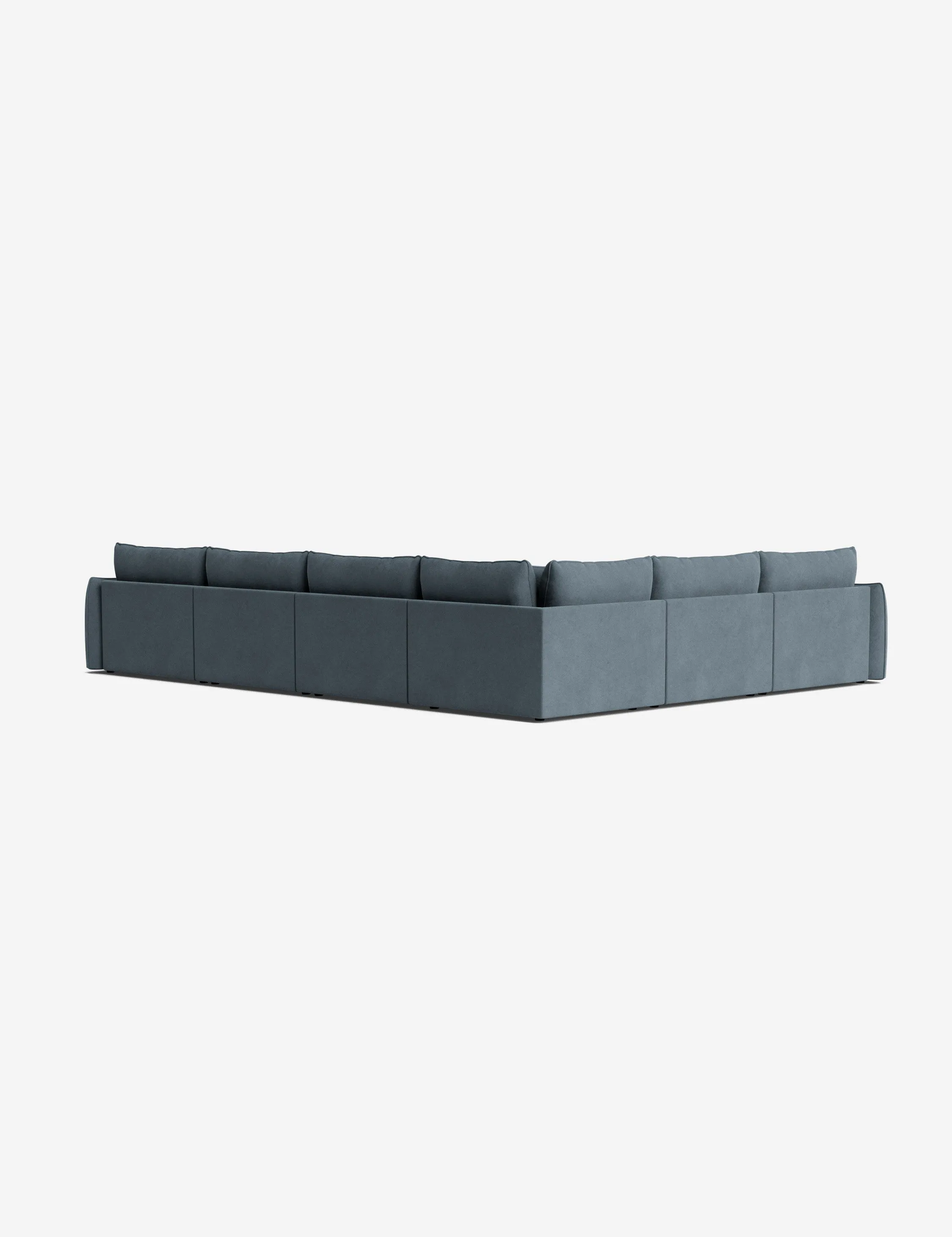 Balmer Modular Corner Sectional Sofa With Ottoman
