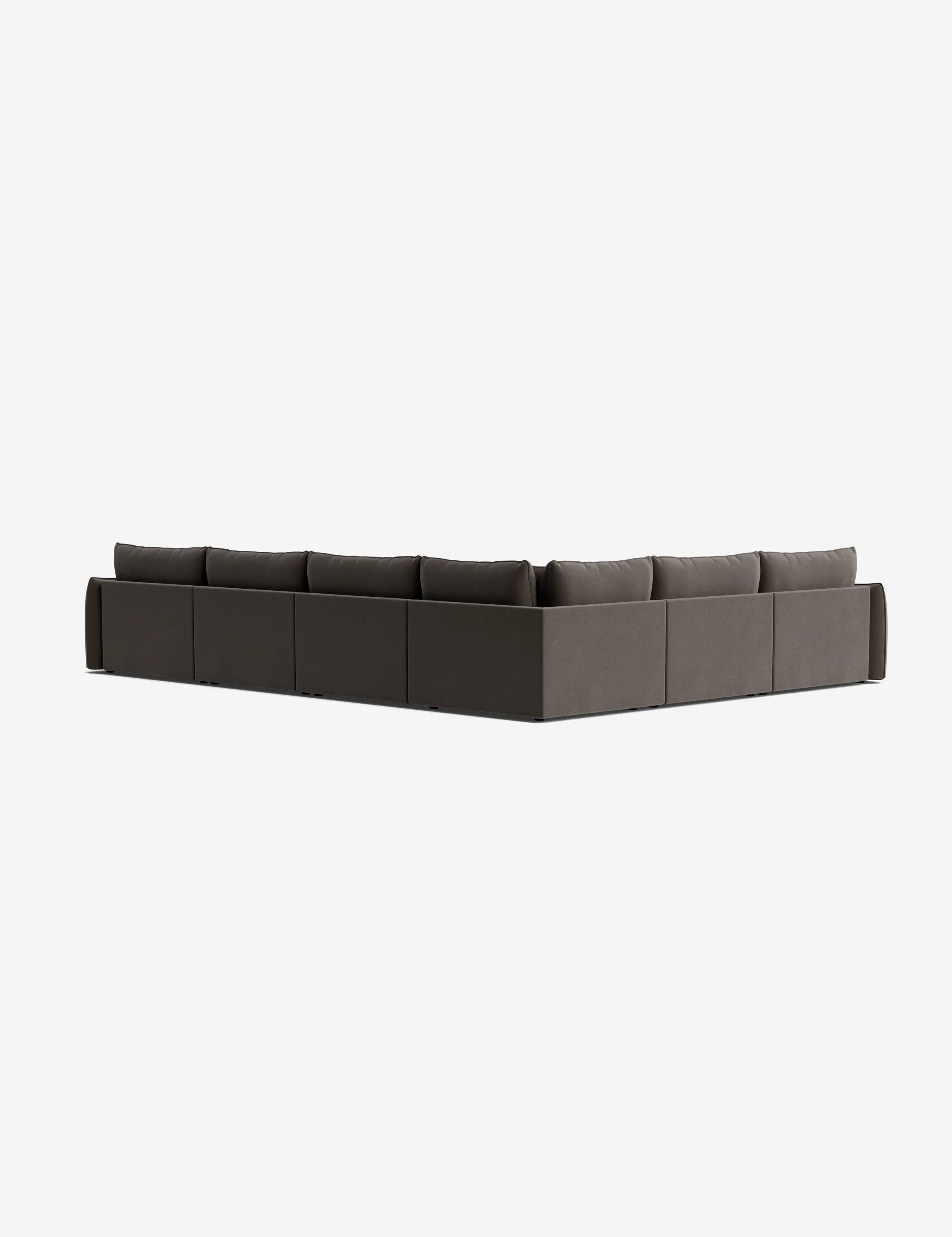 Balmer Modular Corner Sectional Sofa With Ottoman