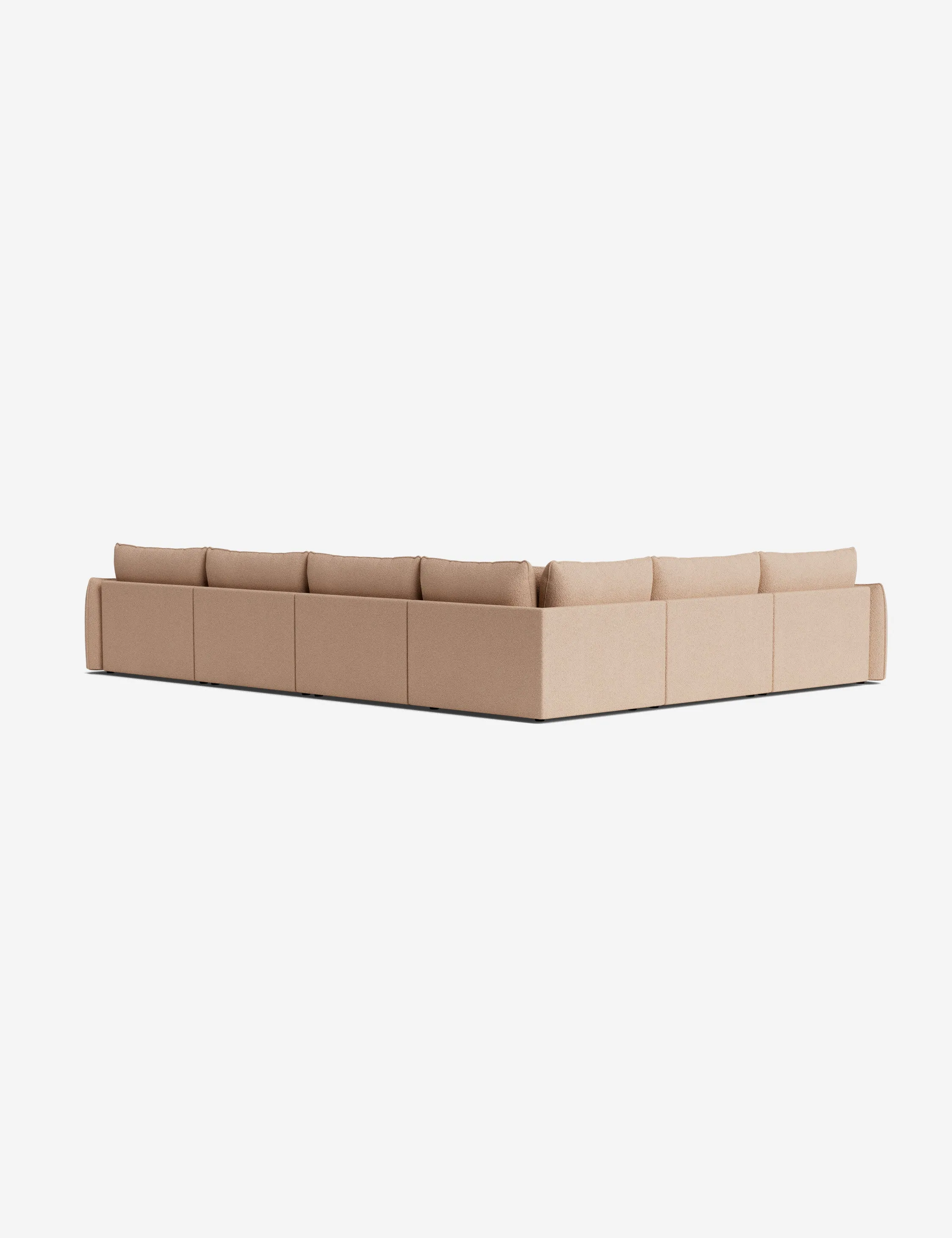 Balmer Modular Corner Sectional Sofa With Ottoman