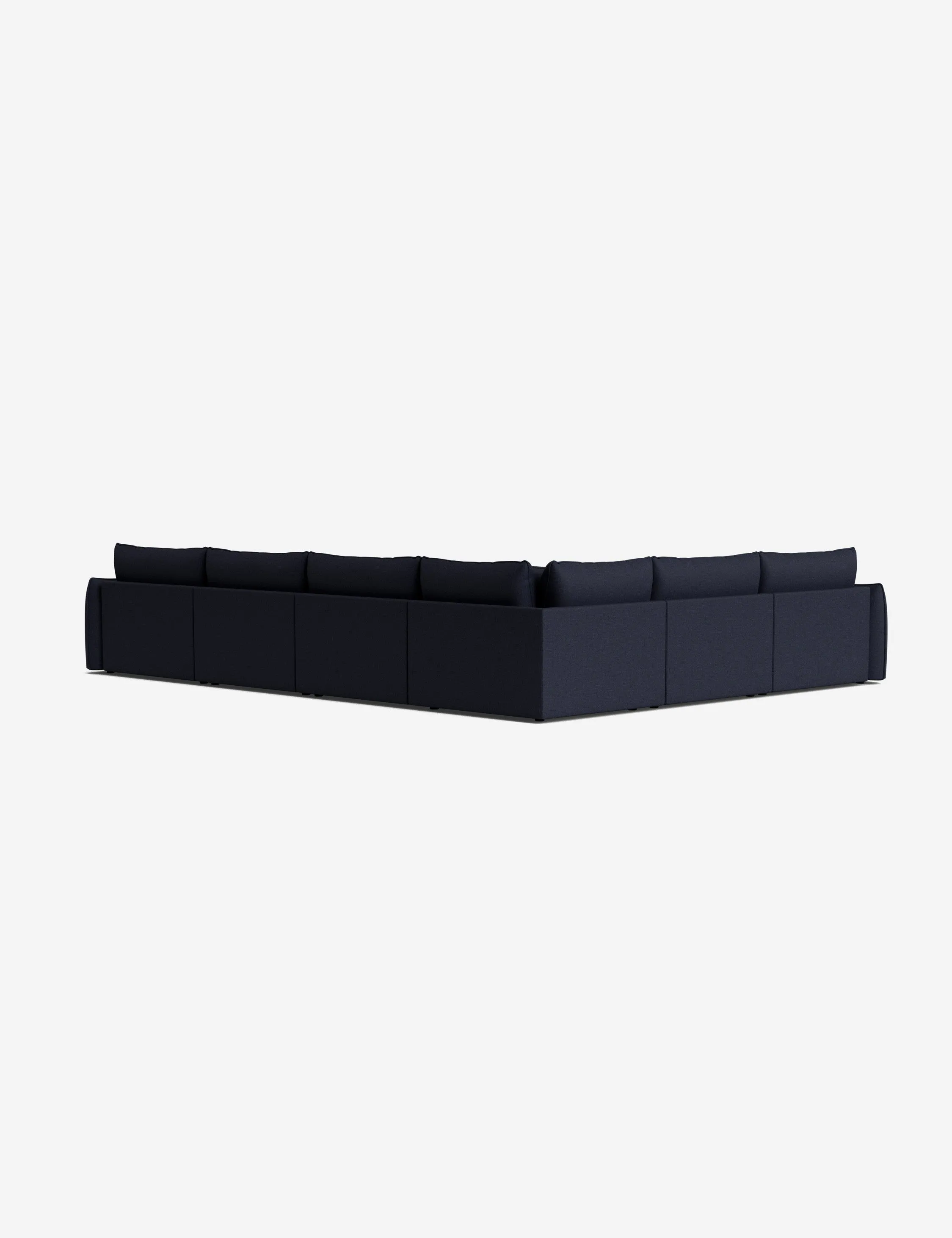 Balmer Modular Corner Sectional Sofa With Ottoman