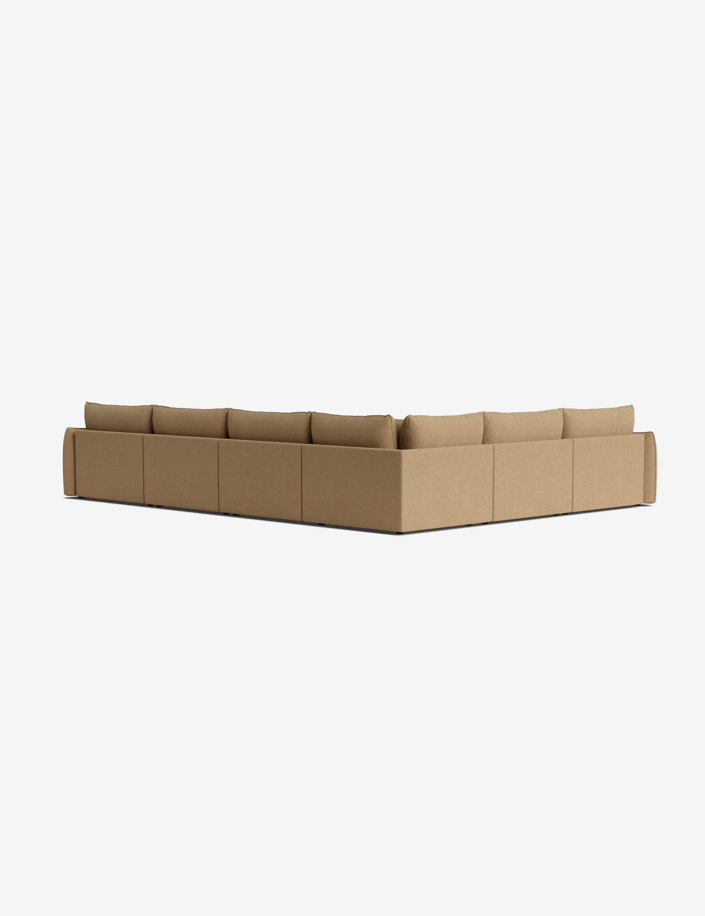 Balmer Modular Corner Sectional Sofa With Ottoman