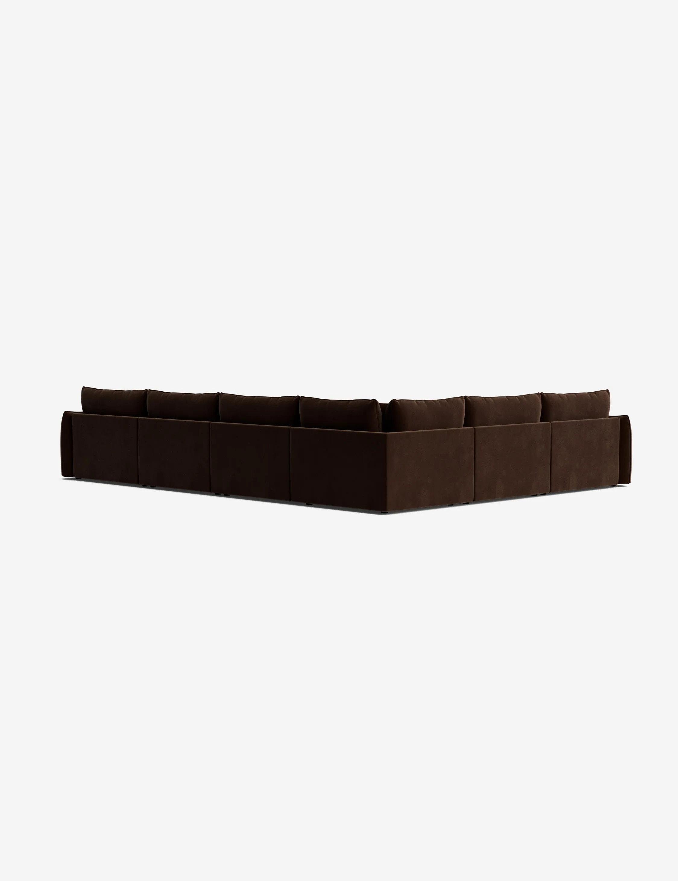 Balmer Modular Corner Sectional Sofa With Ottoman