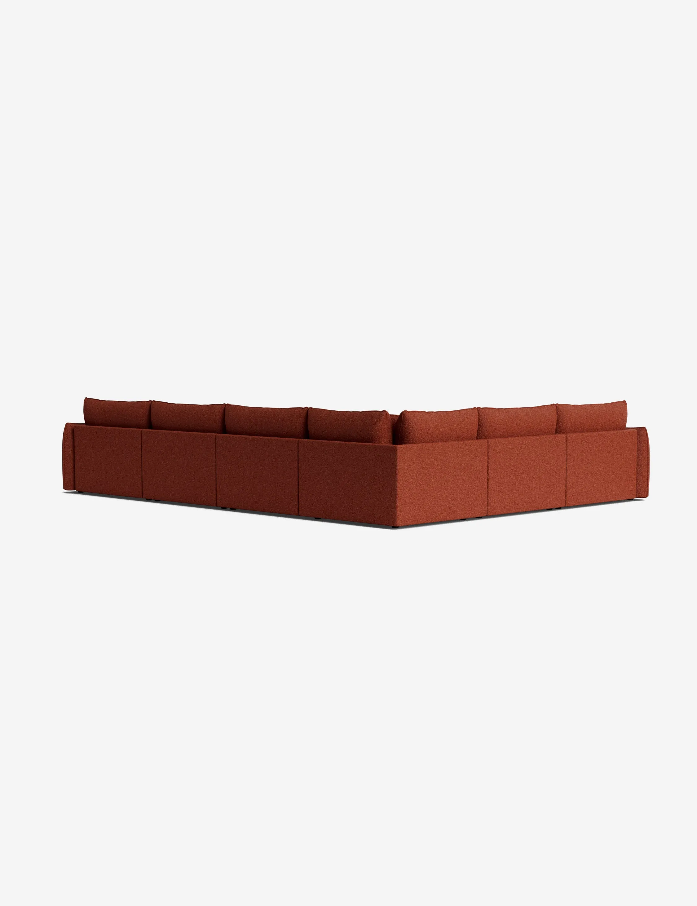 Balmer Modular Corner Sectional Sofa With Ottoman