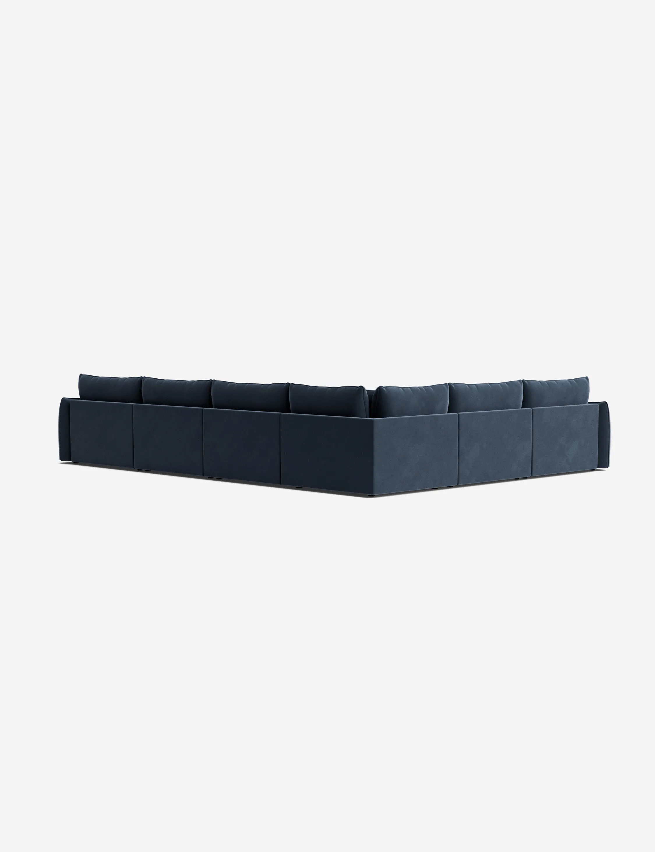 Balmer Modular Corner Sectional Sofa With Ottoman