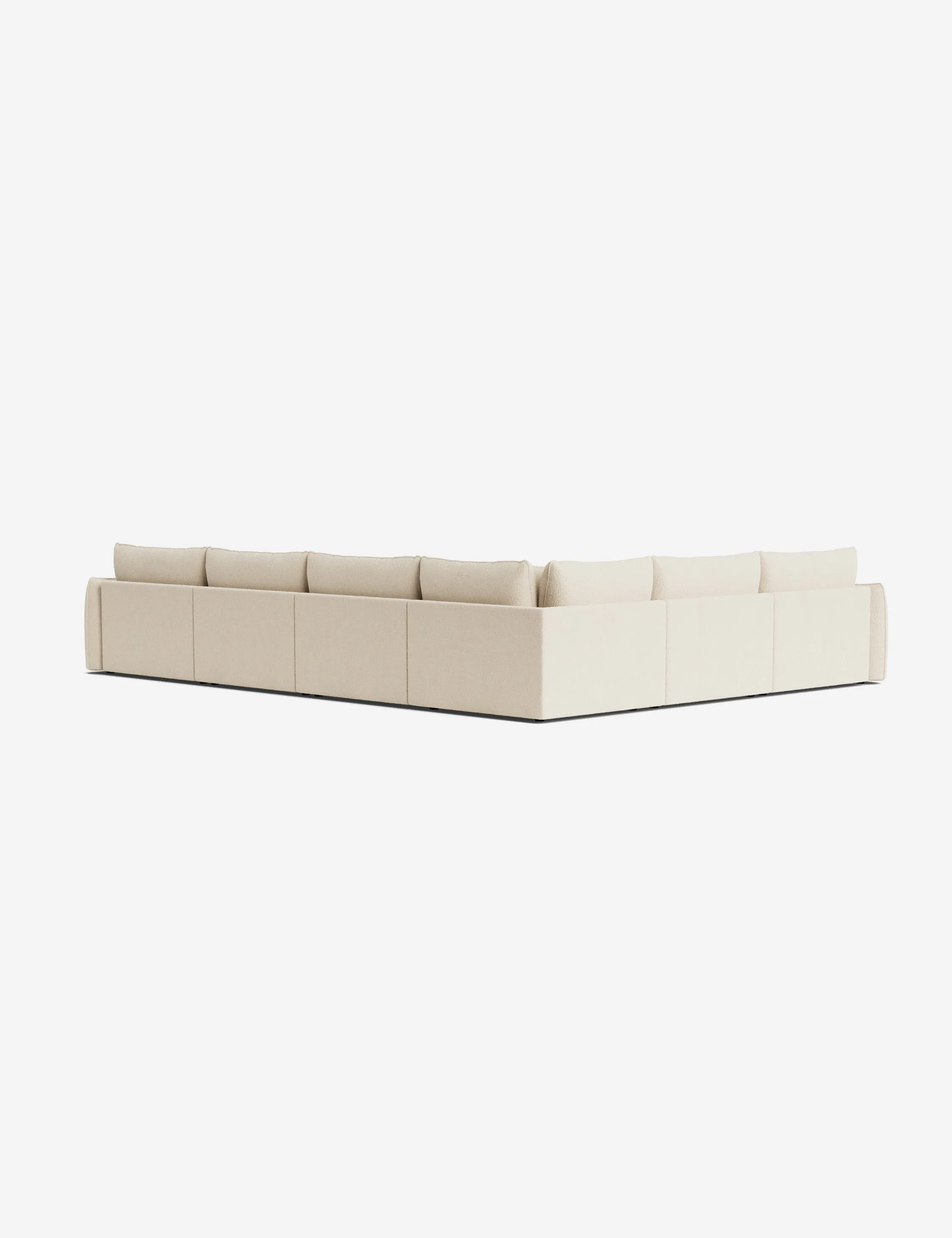 Balmer Modular Corner Sectional Sofa With Ottoman