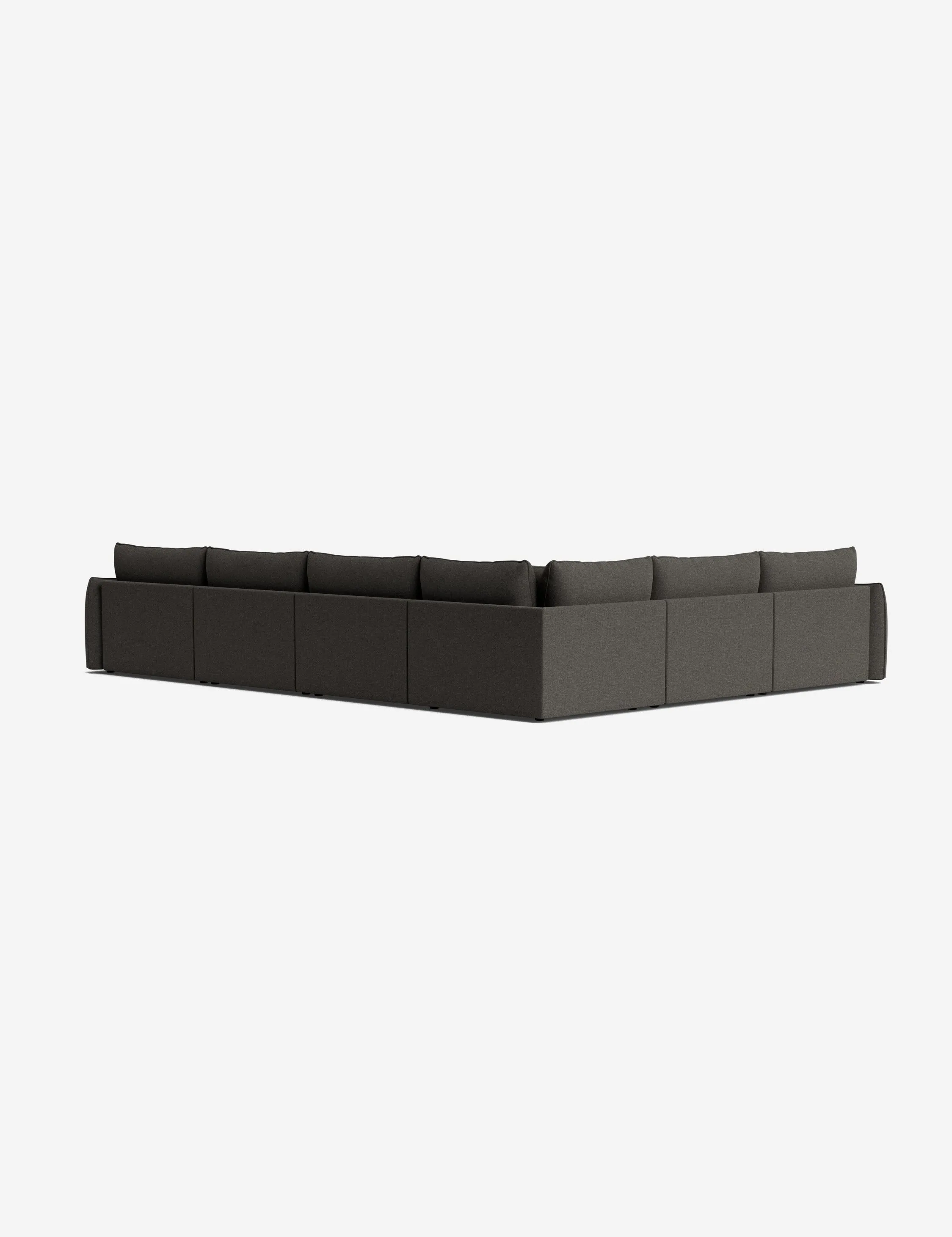 Balmer Modular Corner Sectional Sofa With Ottoman