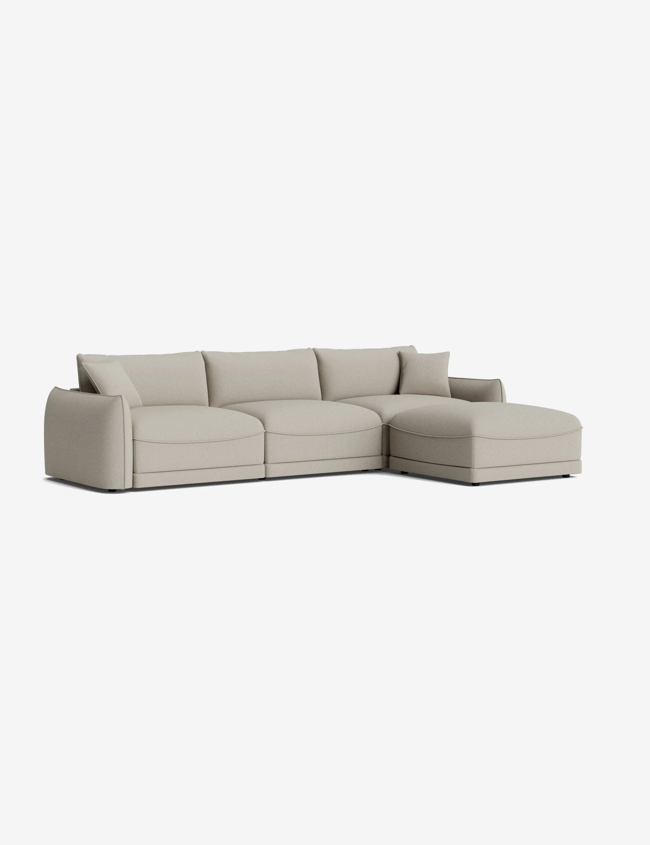 Balmer Sectional Sofa With Ottoman