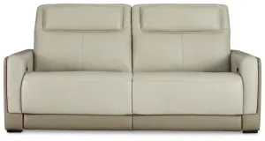 Battleville Almond 2 Seat PWR REC Sofa ADJ HDREST