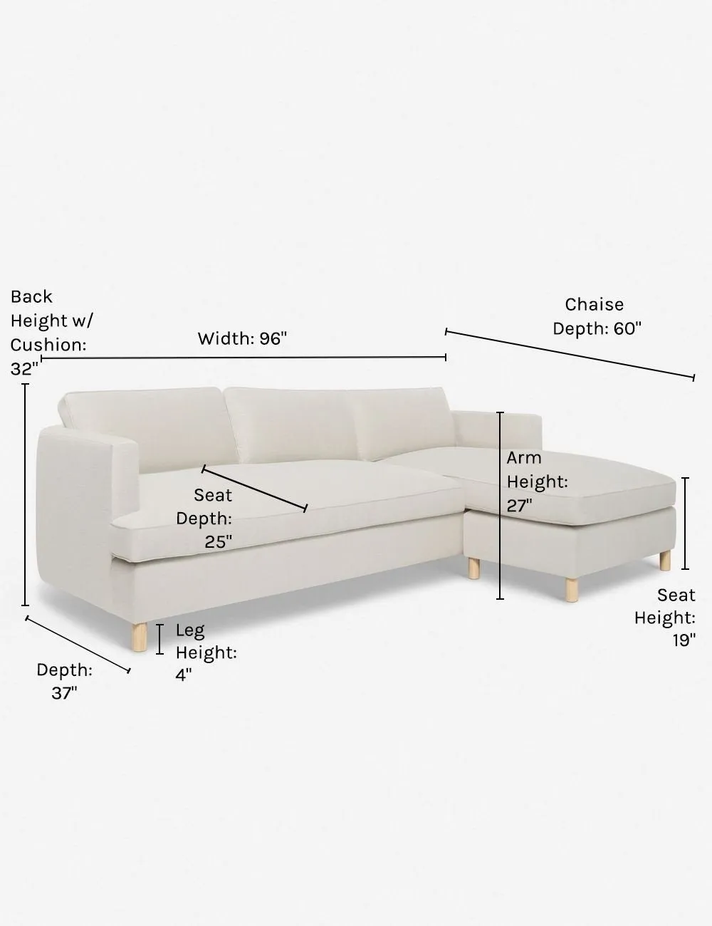 Belmont Sectional Sofa by Ginny Macdonald