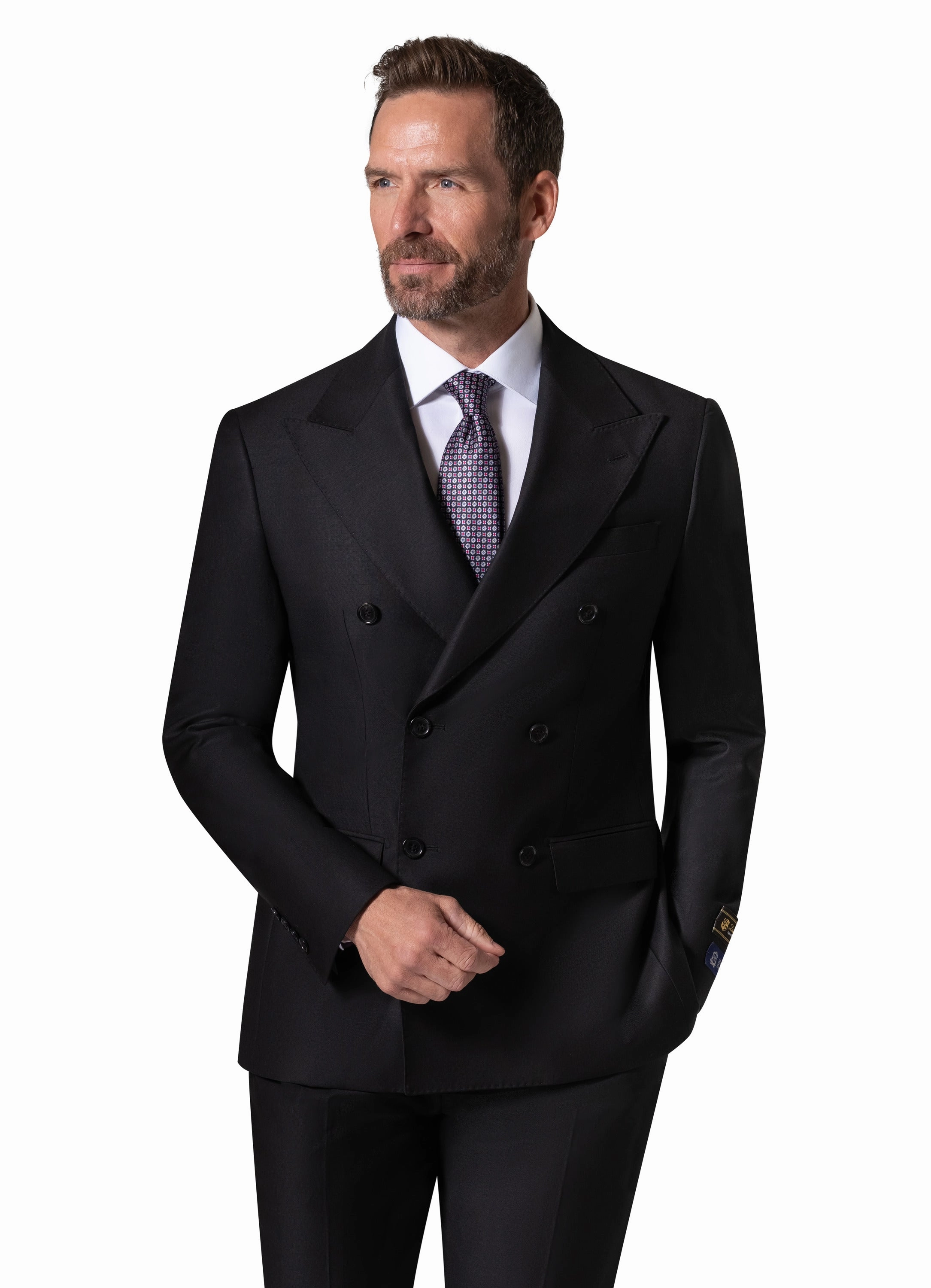 Bergamo Elegant - Faille Wool 10153.004 D/B Tuxedo
