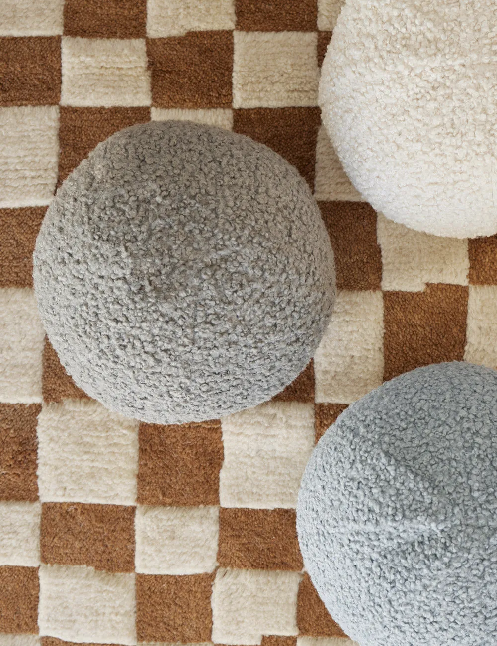 Bouclé Ball Pillow by Sarah Sherman Samuel