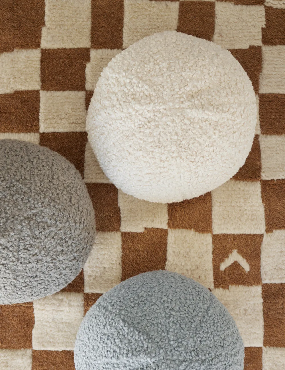 Bouclé Ball Pillow by Sarah Sherman Samuel