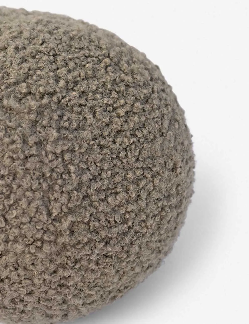 Bouclé Ball Pillow by Sarah Sherman Samuel