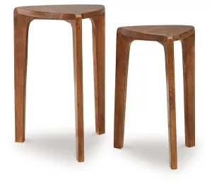 Brynnleigh Medium Brown Accent Table Set