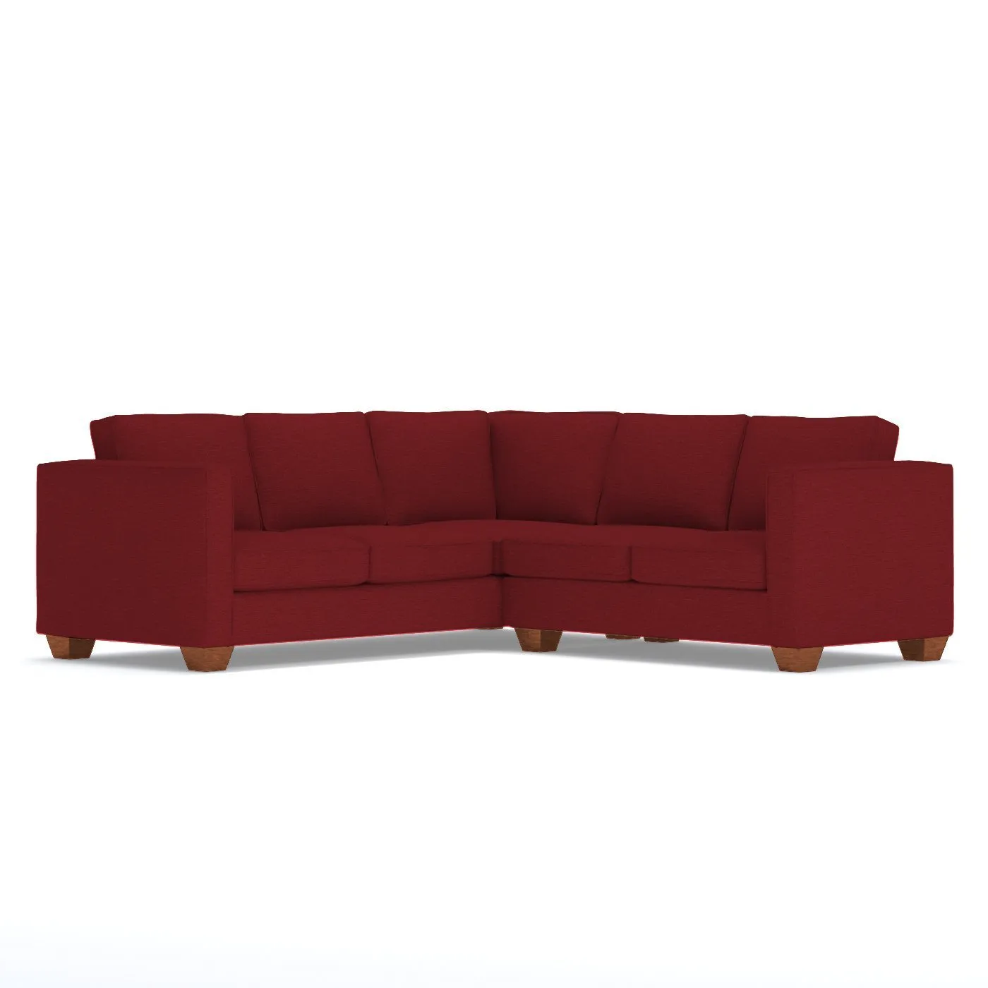 Catalina 2pc L-Sectional Sofa in BERRY - CLEARANCE