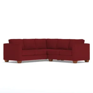 Catalina 2pc L-Sectional Sofa in BERRY - CLEARANCE