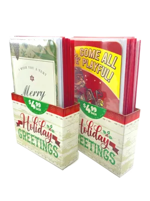 Christmas Jumbo Greeting Card - 18 Pieces Per Pack 41552