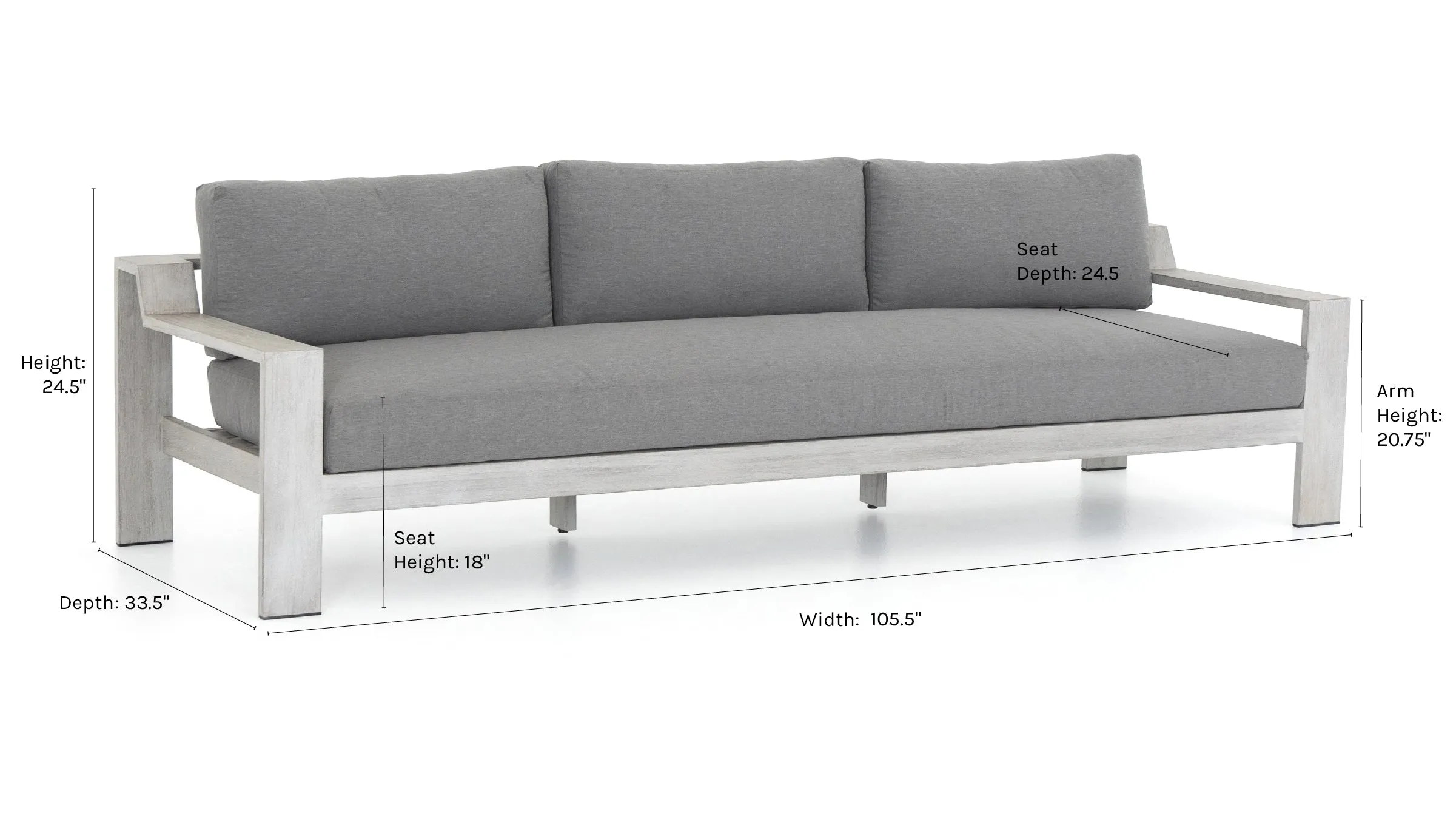 Clarise Indoor / Outdoor Sofa