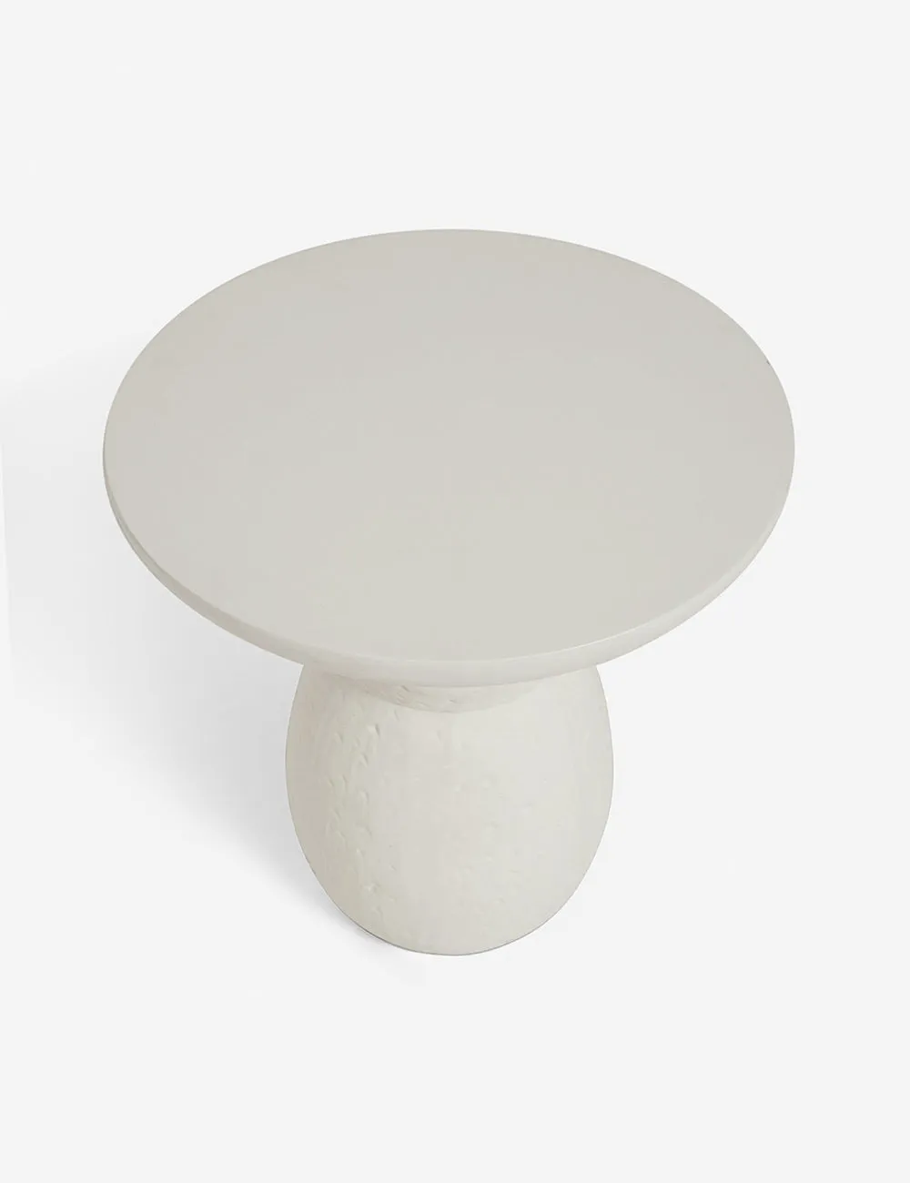Clouded Round Side Table by Sarah Sherman Samuel