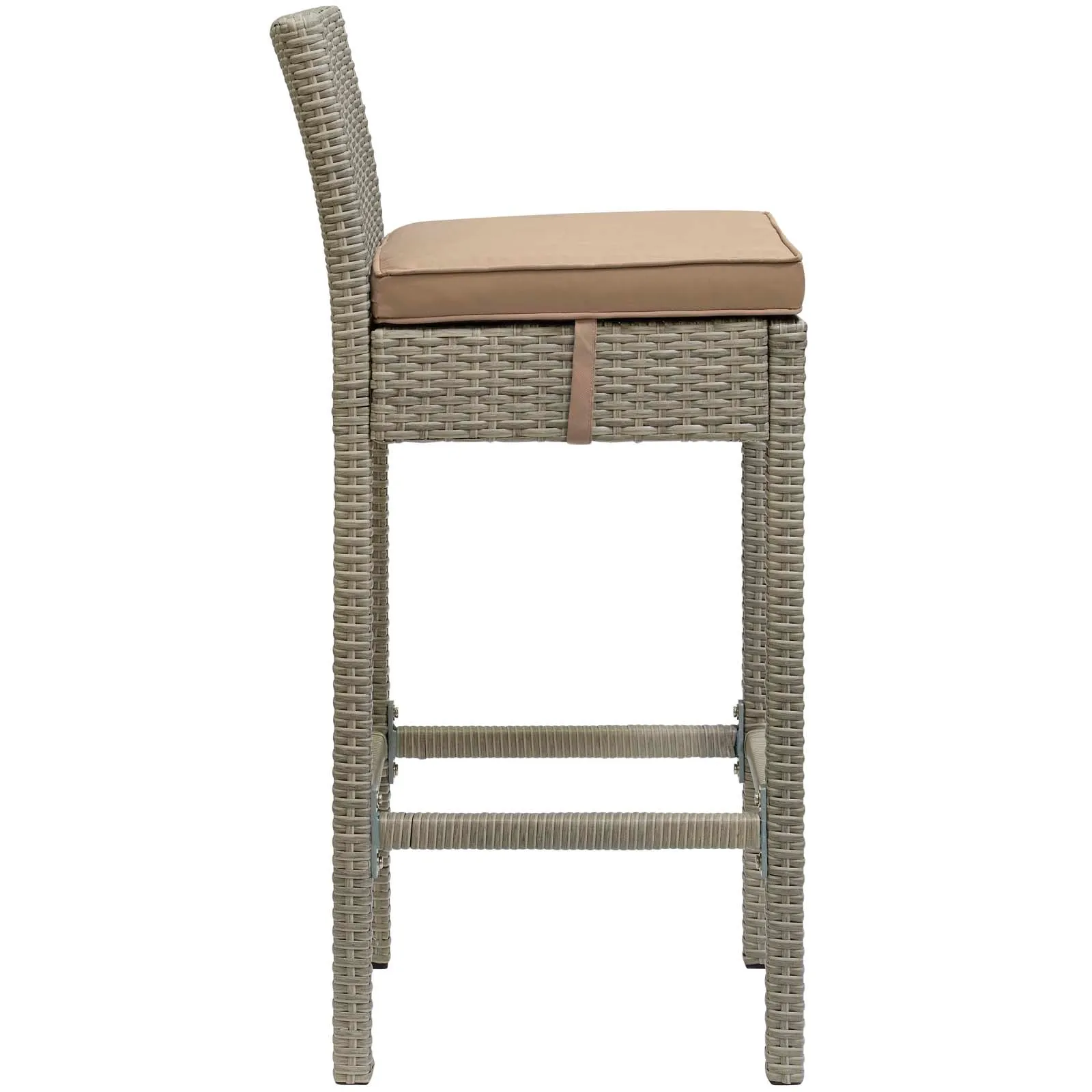 Conduit Outdoor Patio Wicker Rattan Bar Stool Set of 2 by Modway