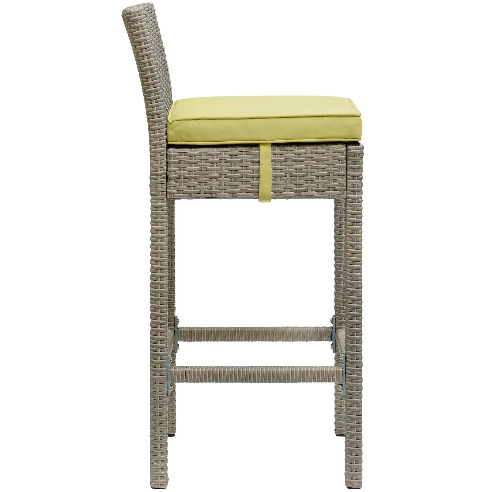 Conduit Outdoor Patio Wicker Rattan Bar Stool Set of 2 by Modway
