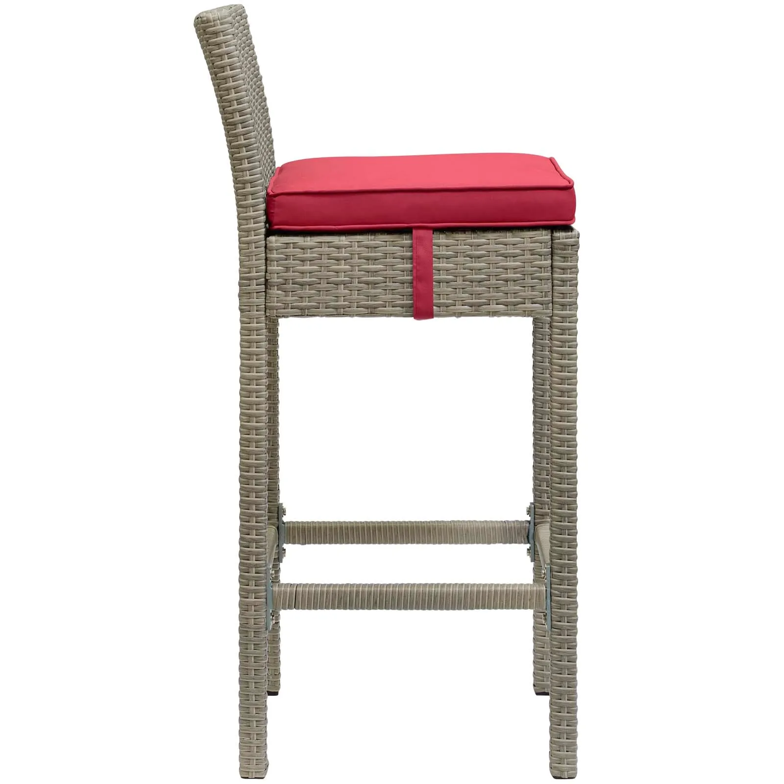 Conduit Outdoor Patio Wicker Rattan Bar Stool Set of 2 by Modway