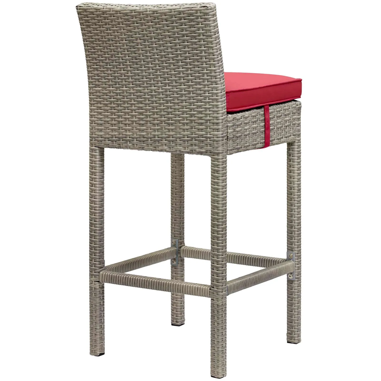Conduit Outdoor Patio Wicker Rattan Bar Stool Set of 2 by Modway