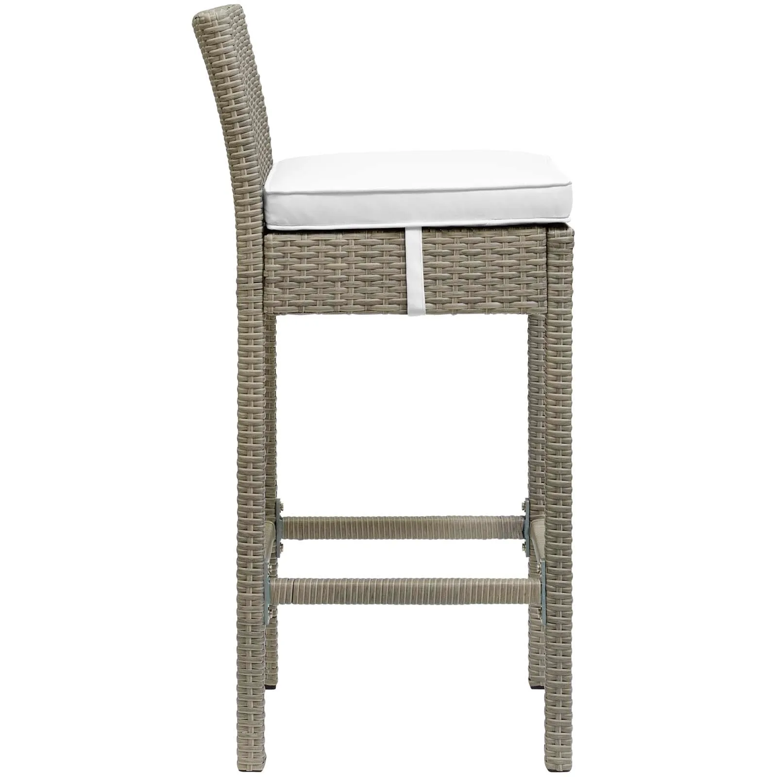 Conduit Outdoor Patio Wicker Rattan Bar Stool Set of 2 by Modway