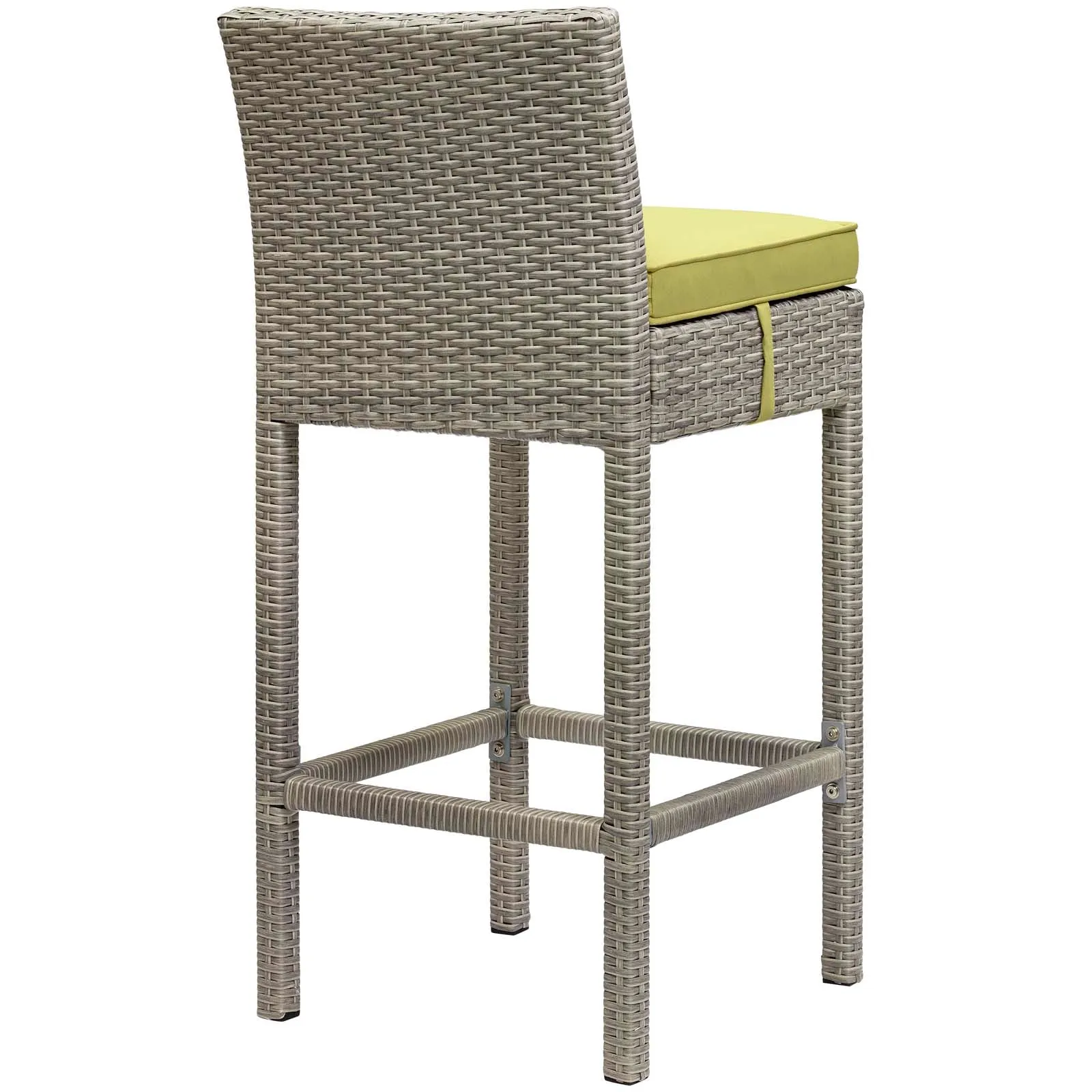 Conduit Outdoor Patio Wicker Rattan Bar Stool Set of 2 by Modway