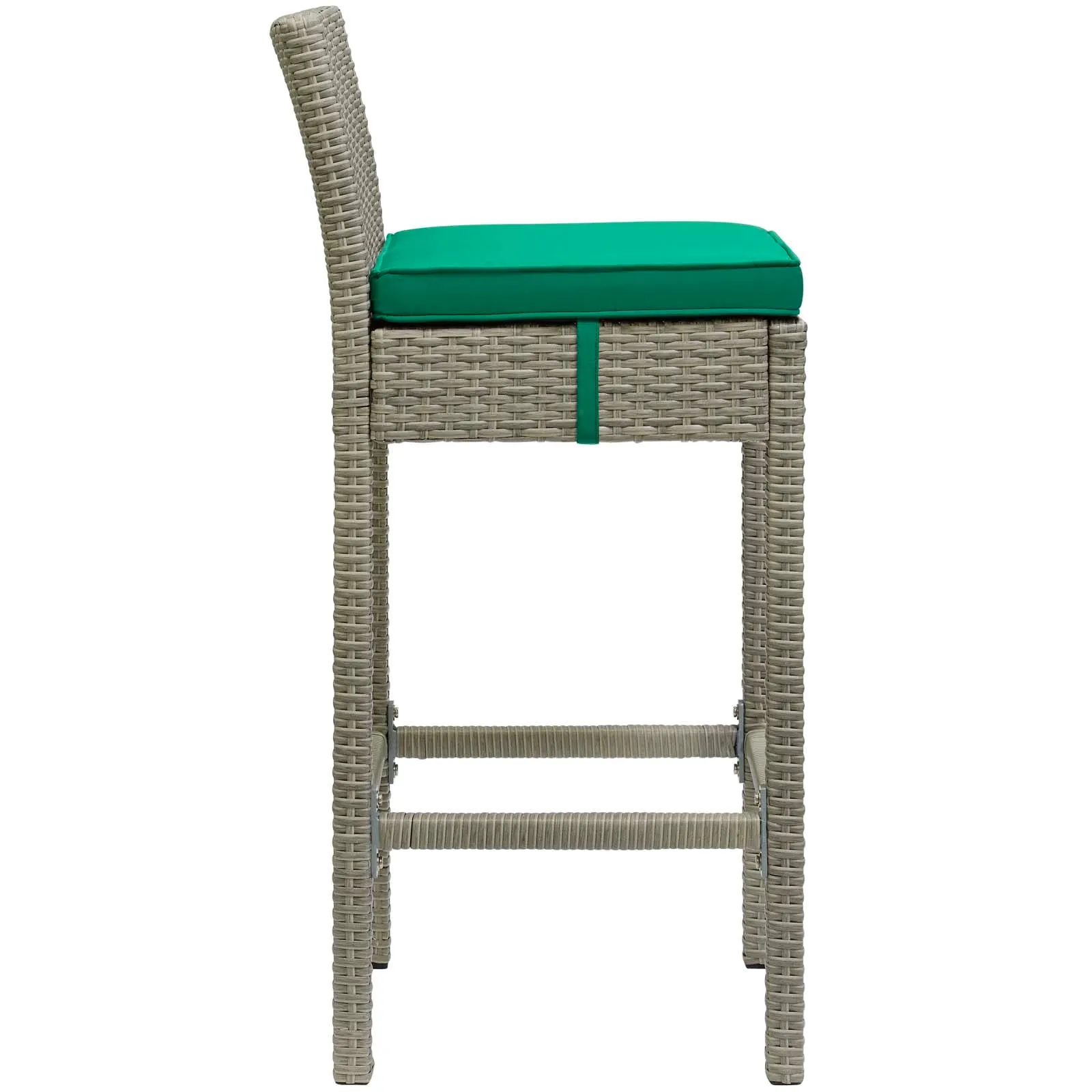 Conduit Outdoor Patio Wicker Rattan Bar Stool Set of 2 by Modway