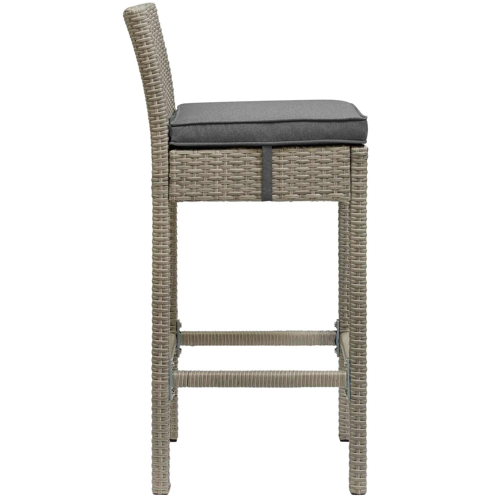Conduit Outdoor Patio Wicker Rattan Bar Stool Set of 2 by Modway
