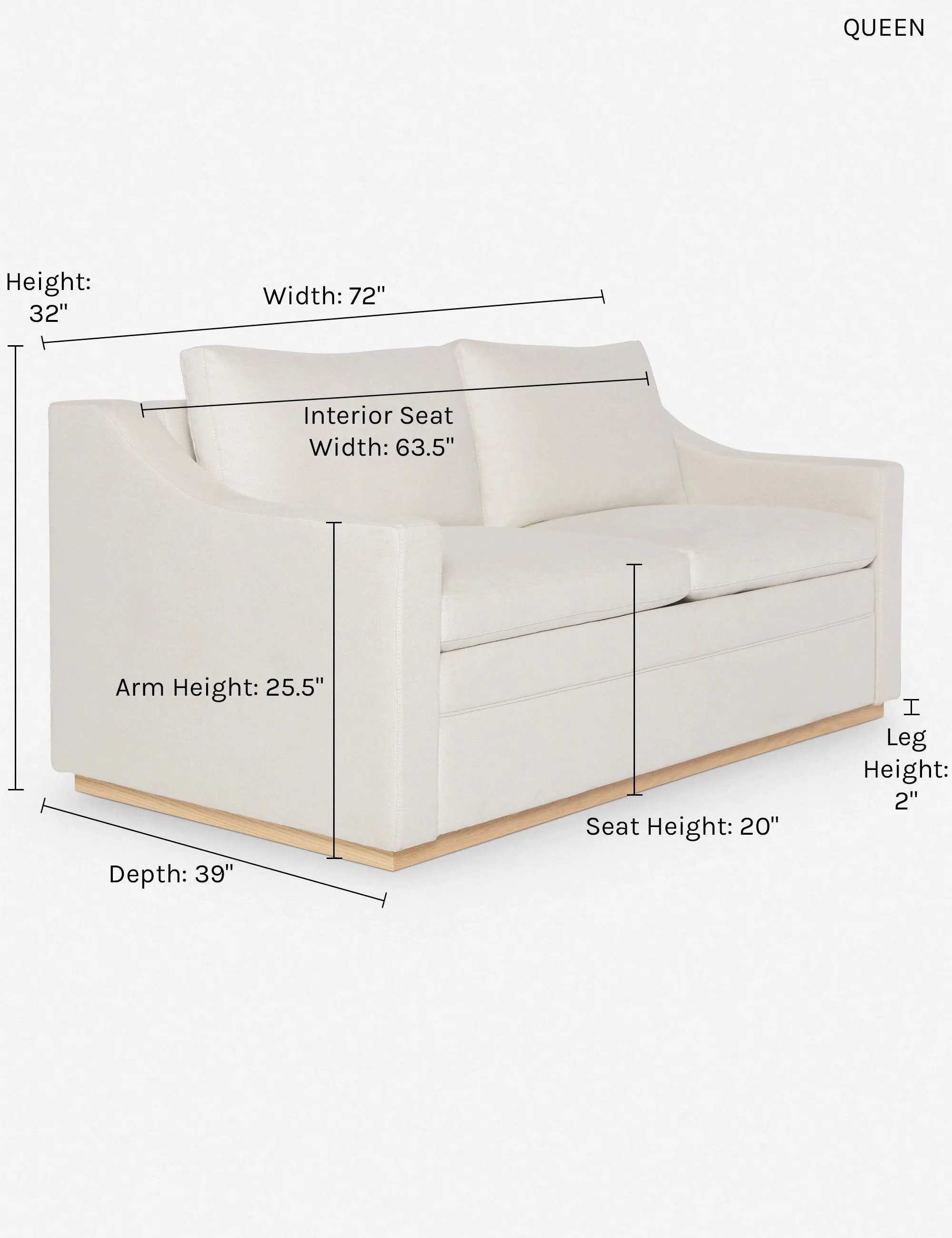 Coniston Sleeper Sofa by Ginny Macdonald