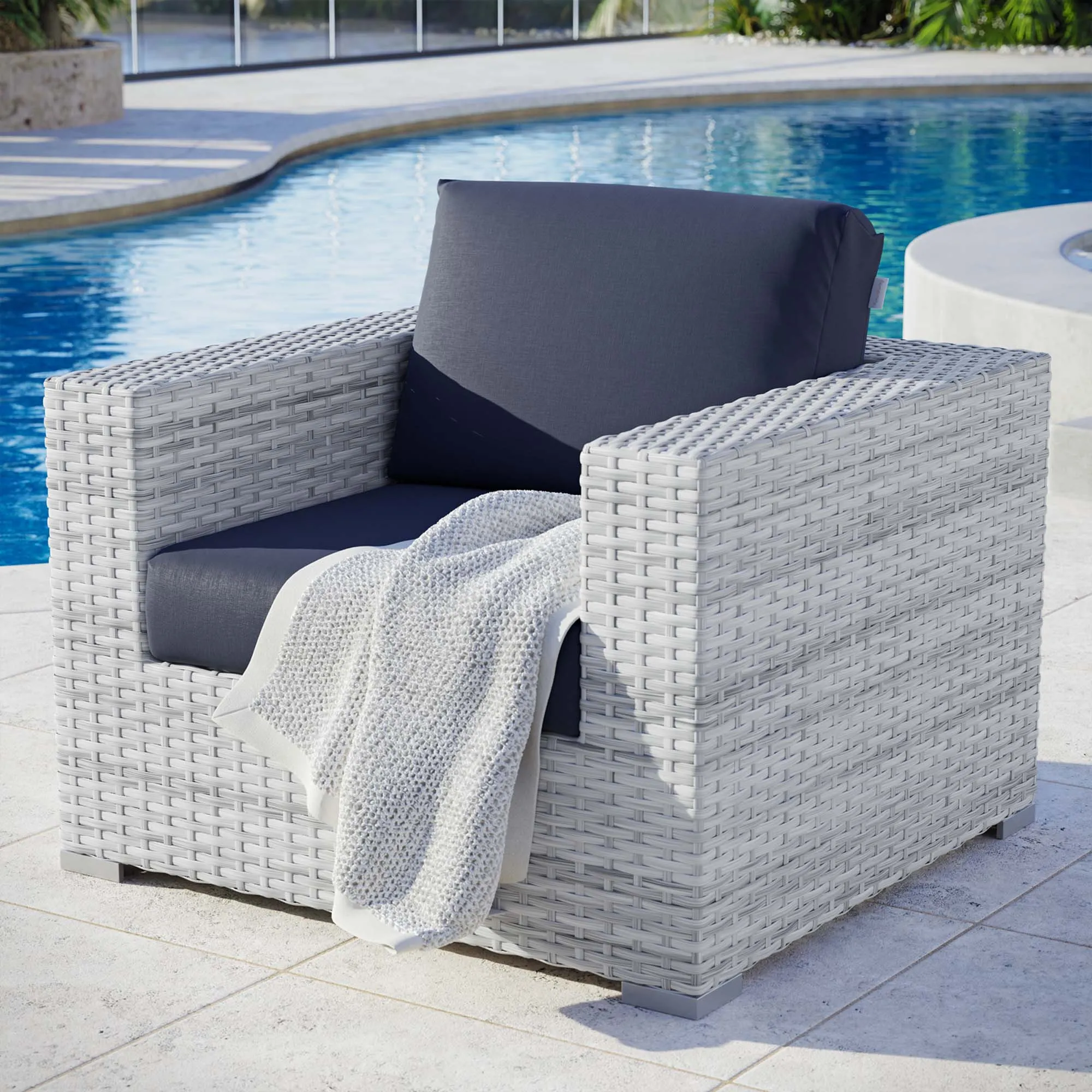 Convene Outdoor Patio Armchair by Modway