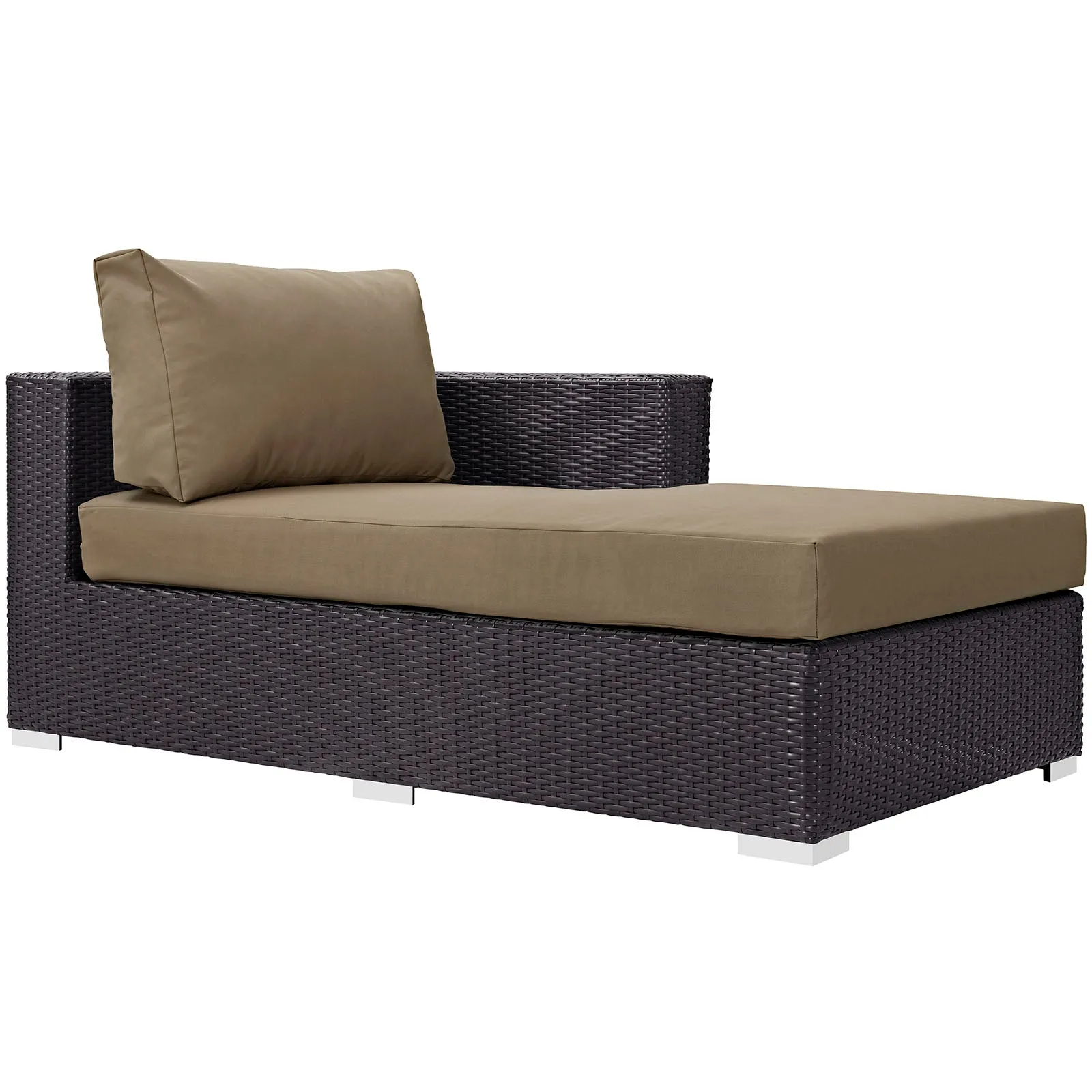 Convene Outdoor Patio Fabric Right Arm Chaise by Modway