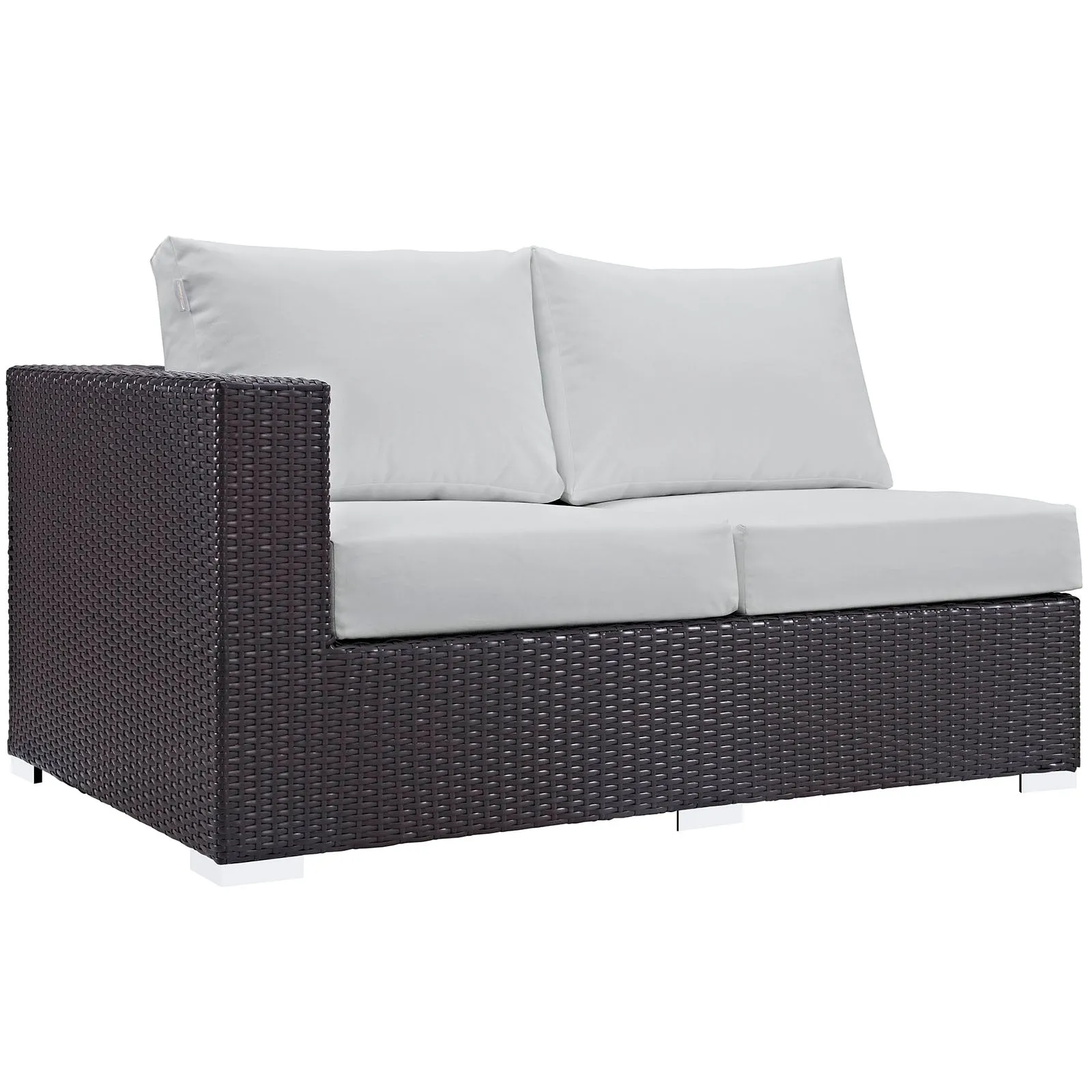 Convene Outdoor Patio Left Arm Loveseat by Modway